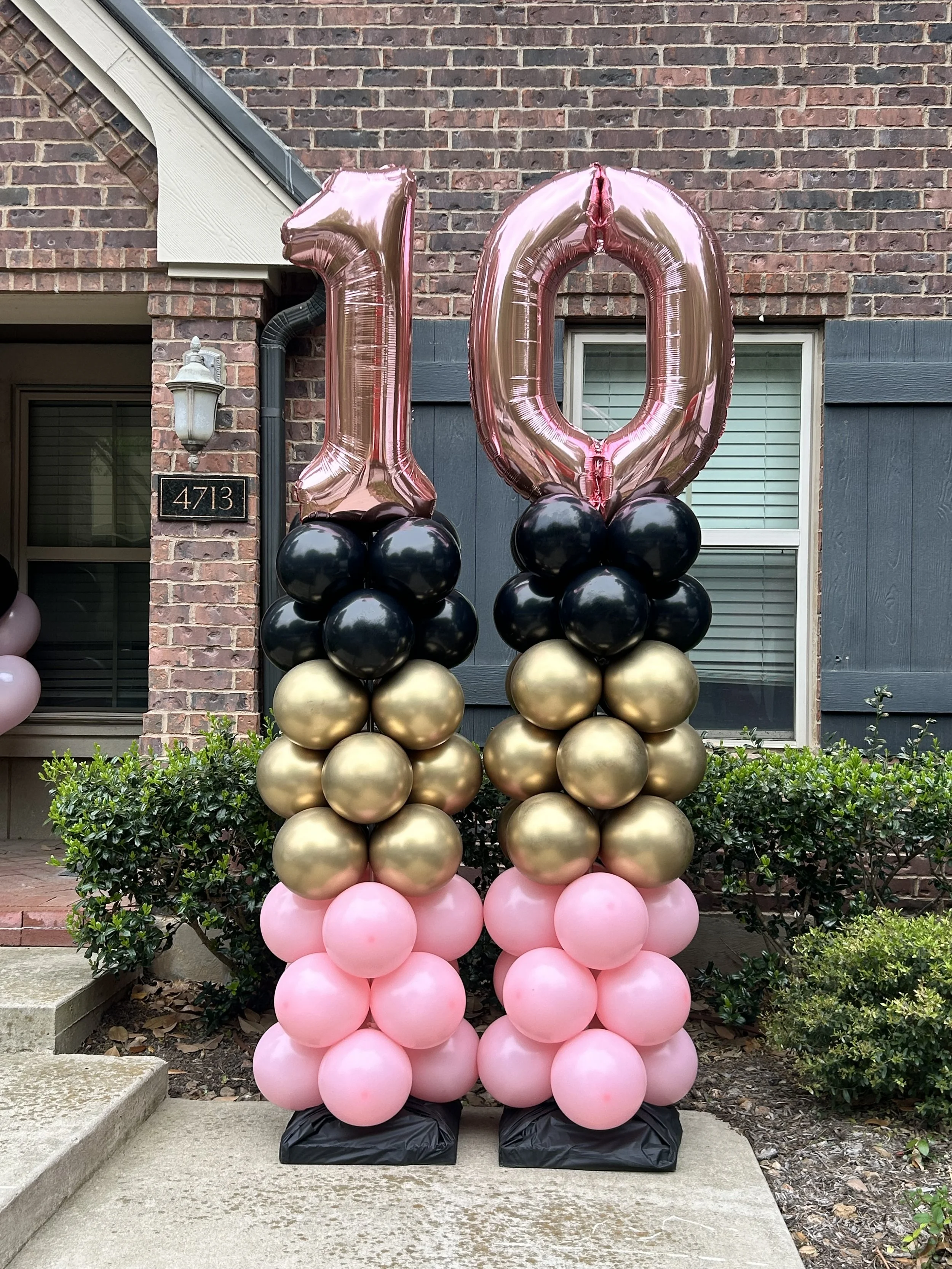 Birthday Balloon Column