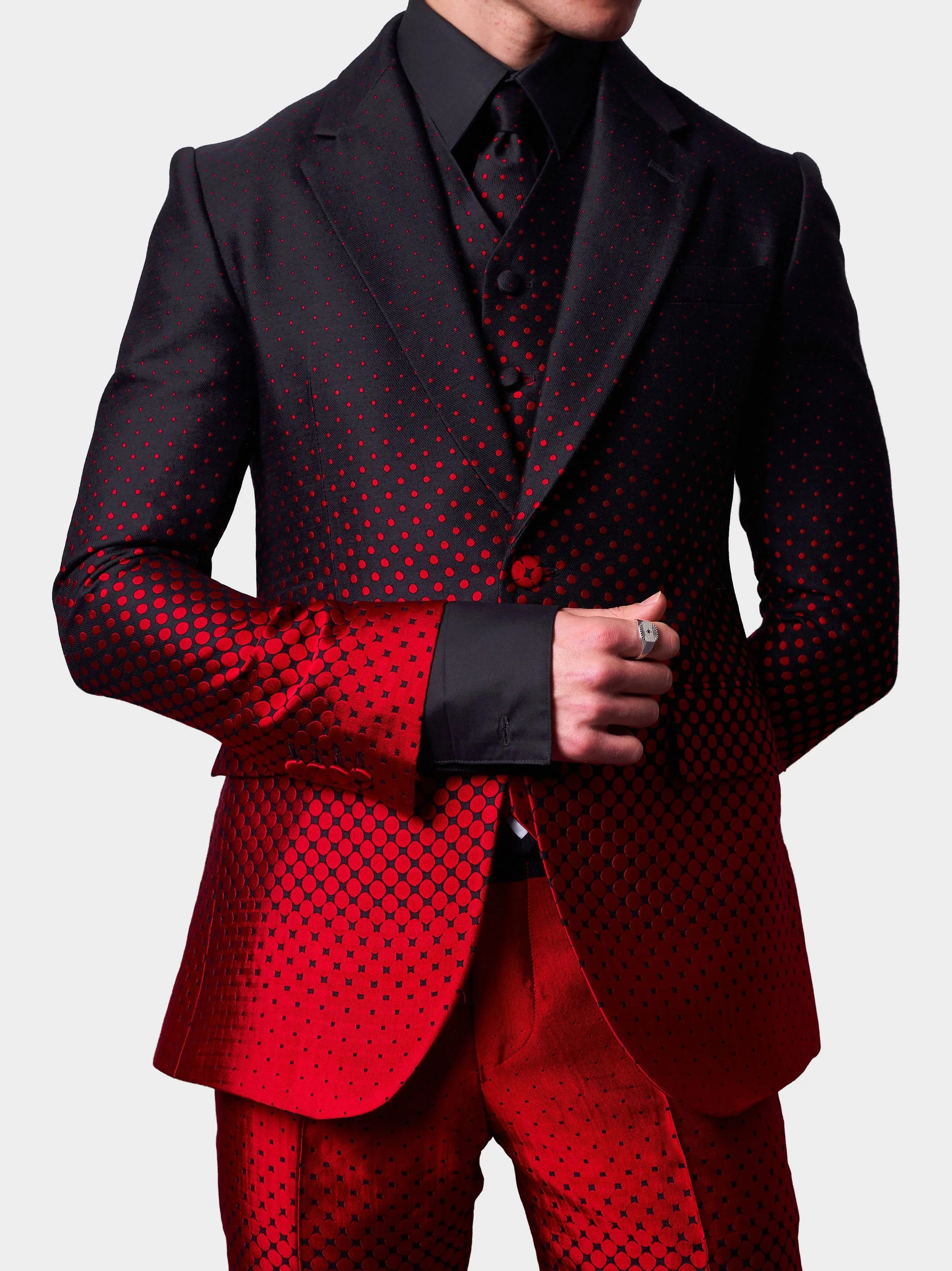 Black And Red Wonderdot Waistcoat 2.jpg
