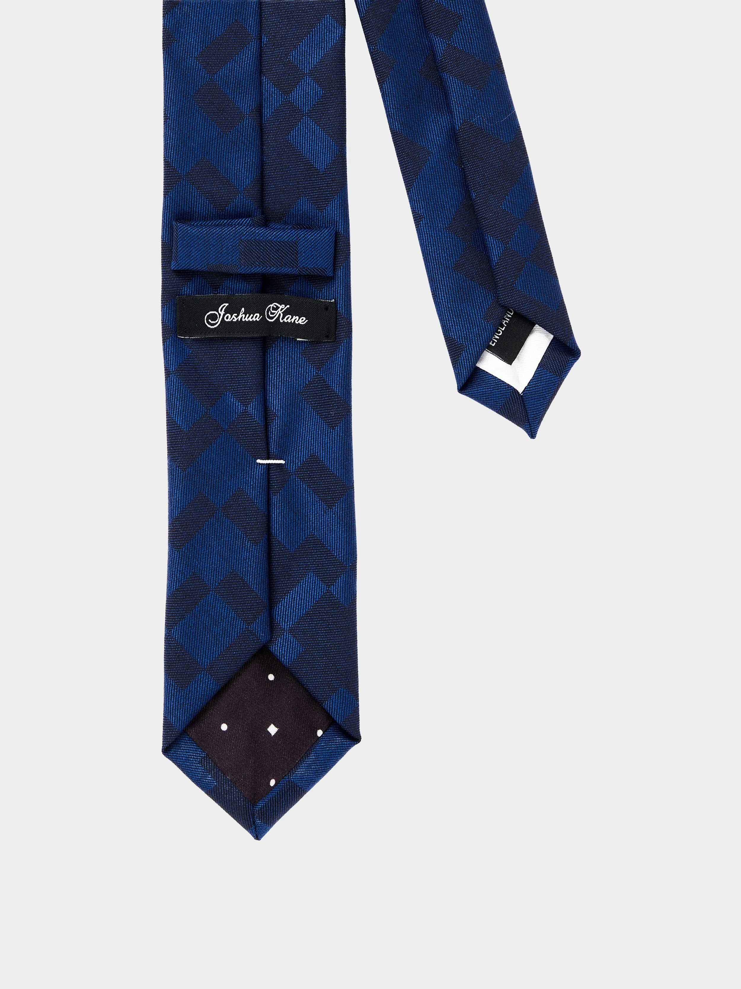 'Geometric Flower' Slim Necktie back.jpg