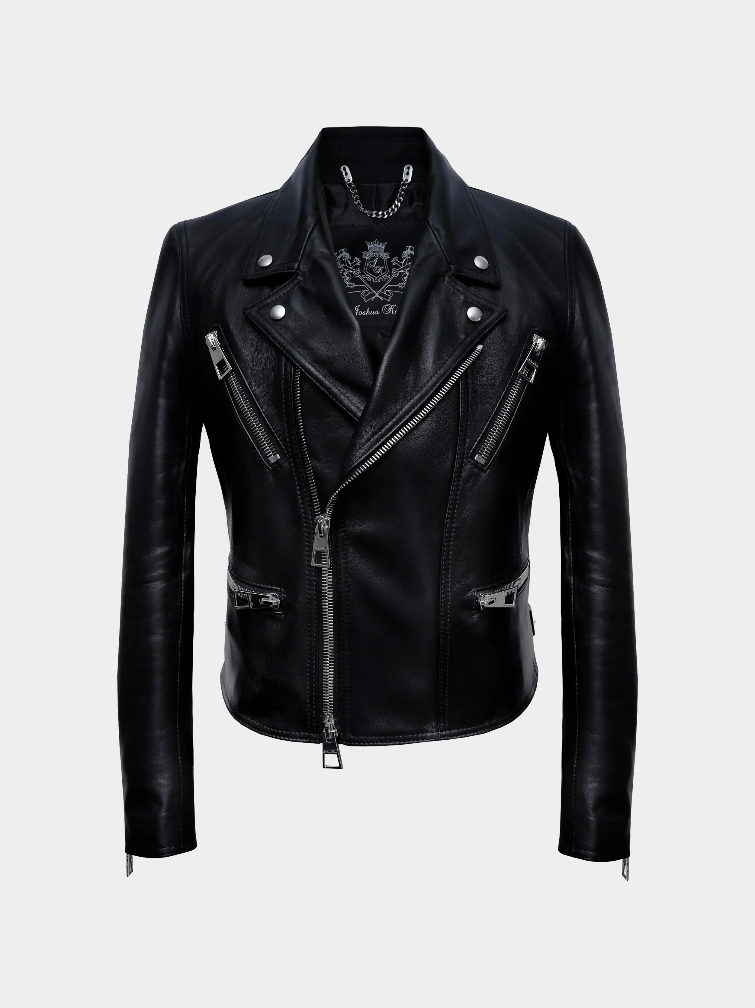 Black Leather Biker Jacket
