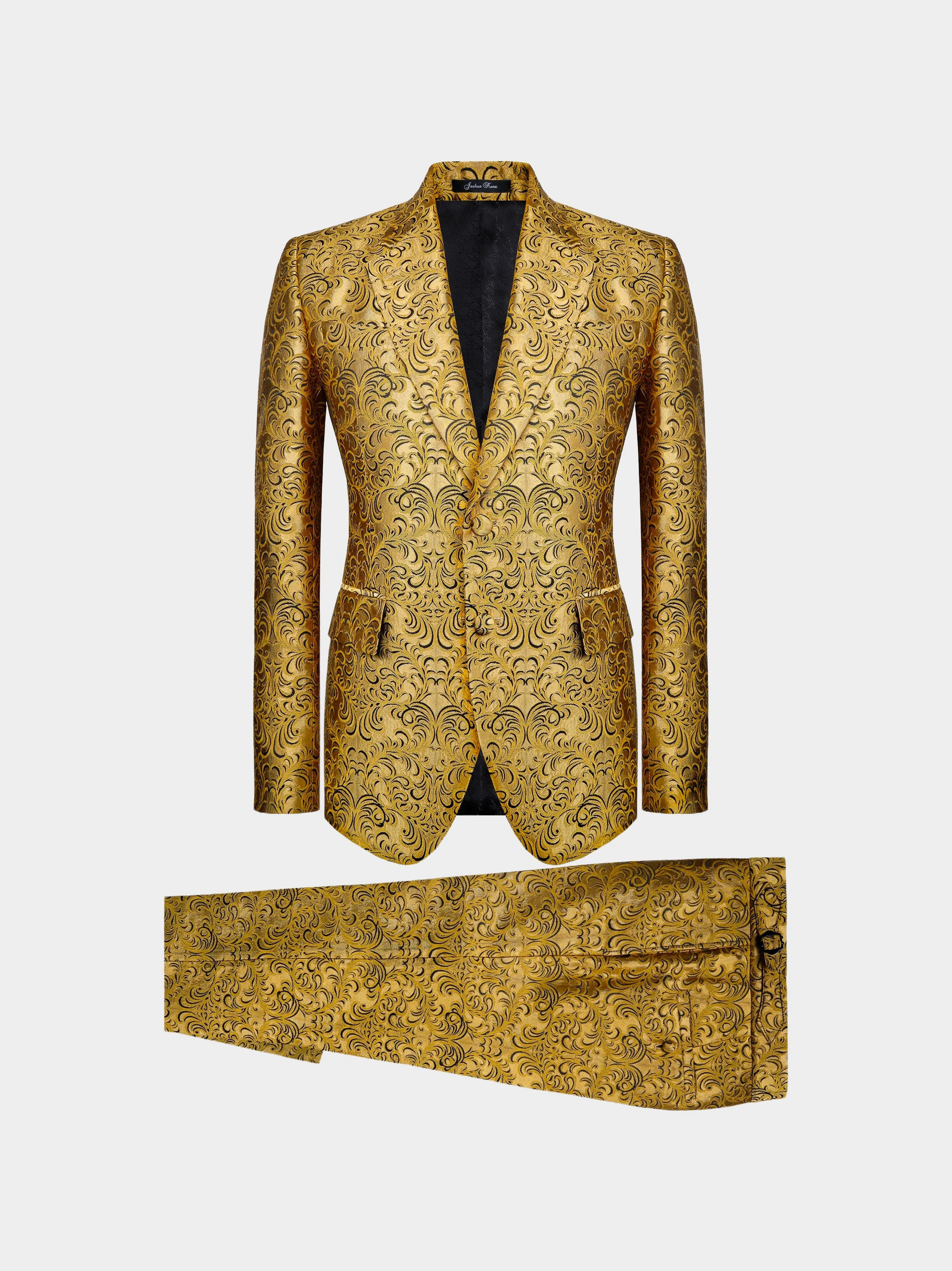 Golden Regency Swirl Suit