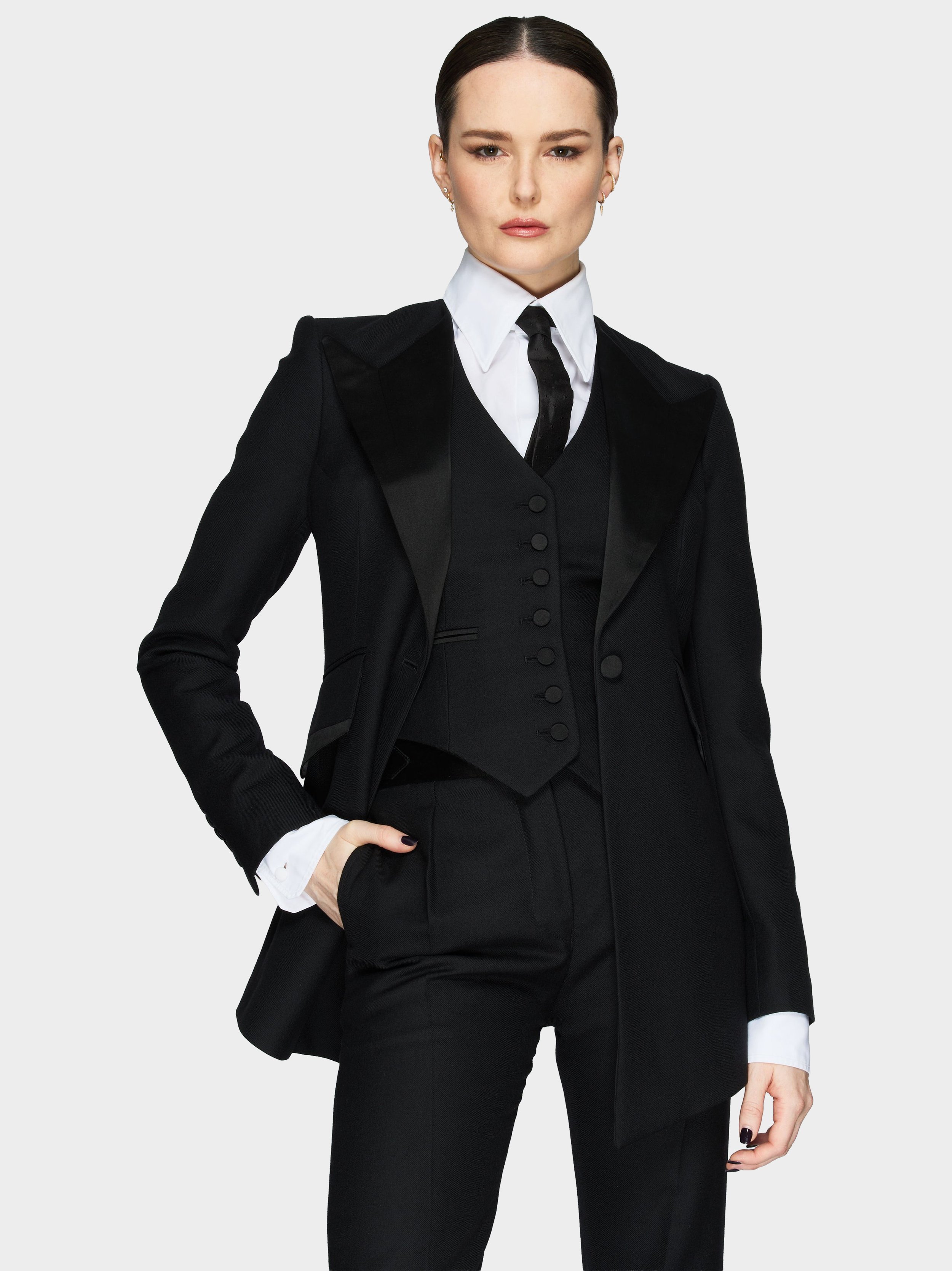 Black Wool Drop Front Tux Jacketpocket.jpg