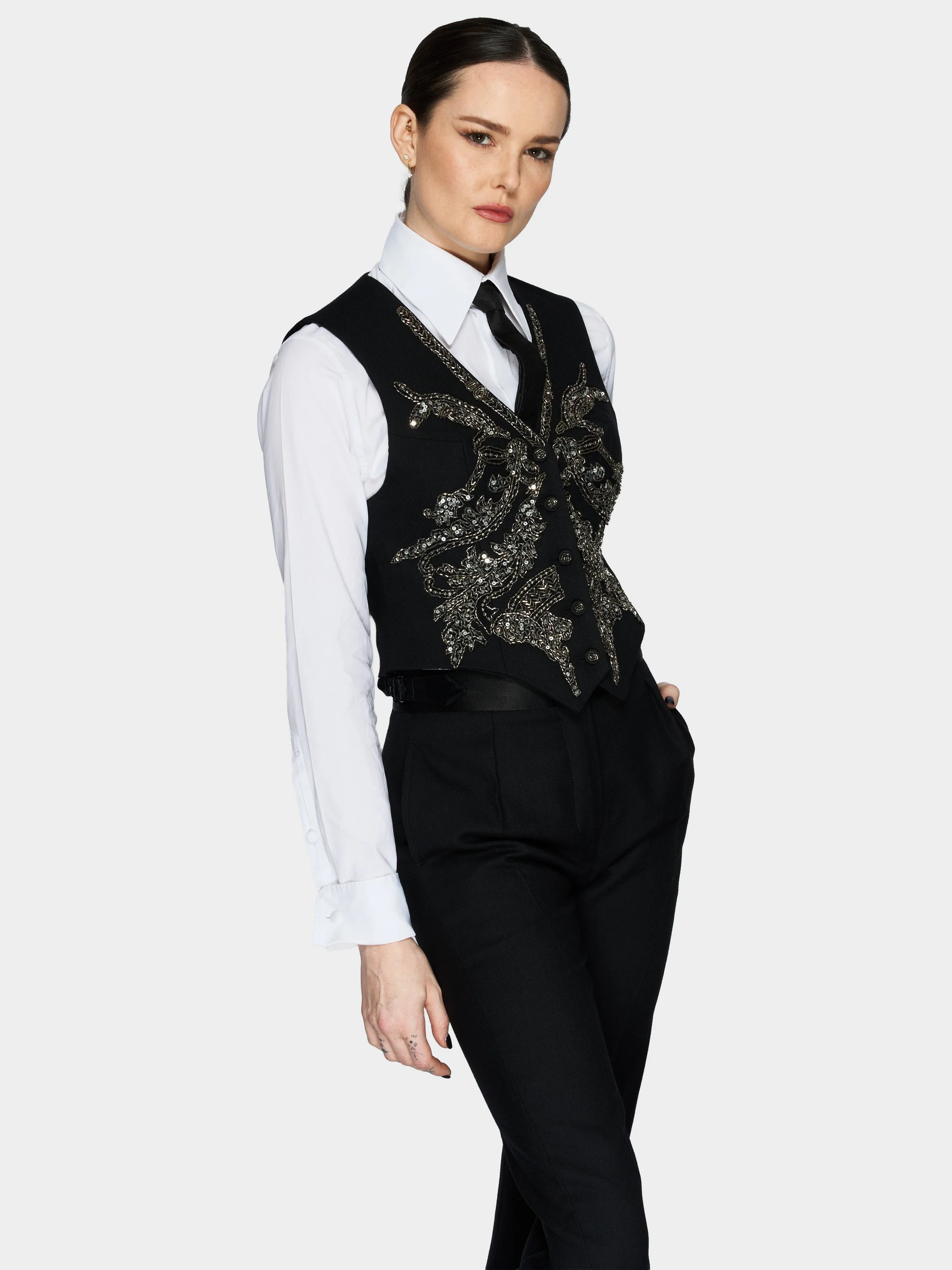 Metal Embroidered Waistcoatfront.jpg