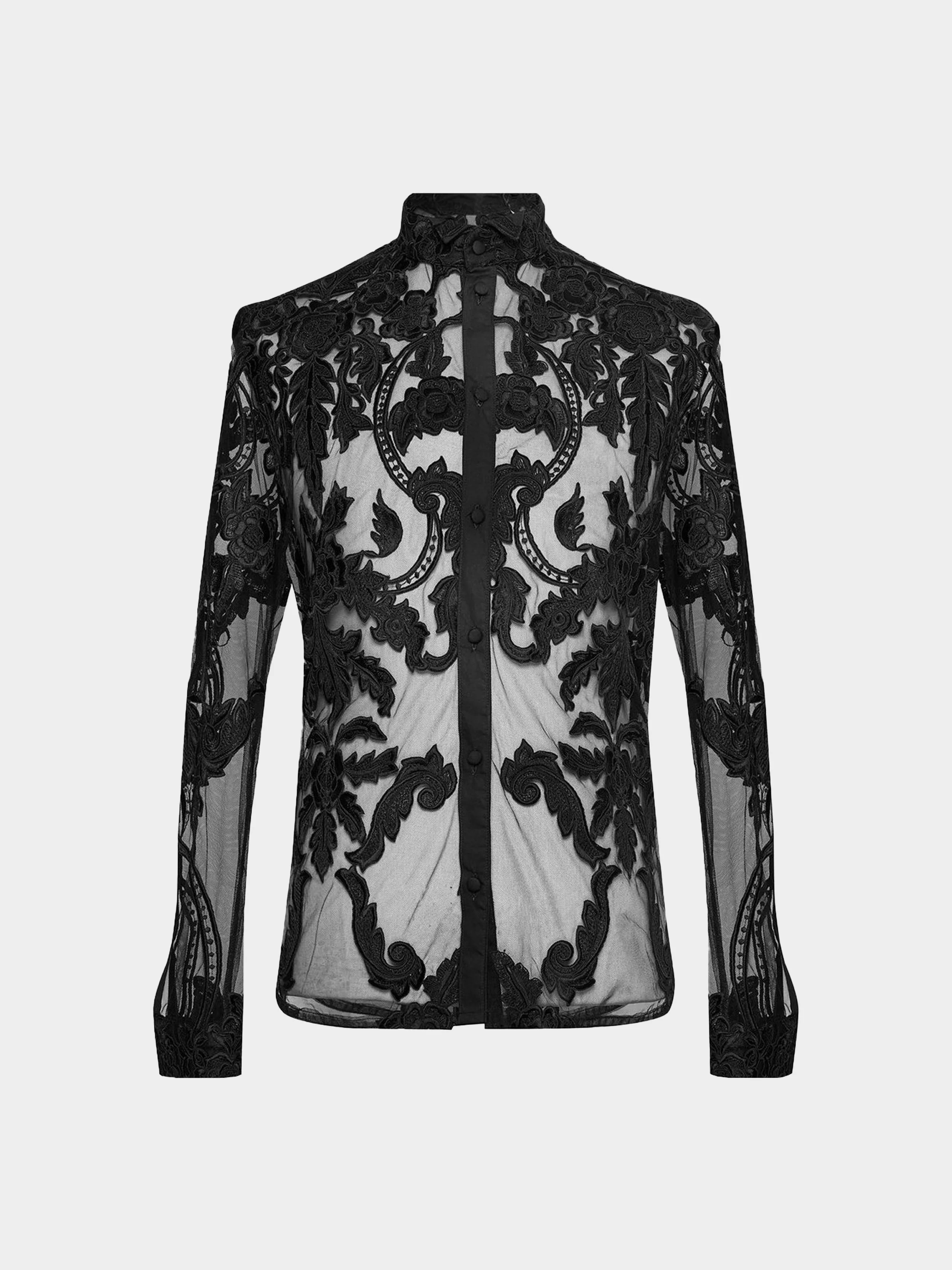 Black Rose Embroidery Dress Shirt.jpg