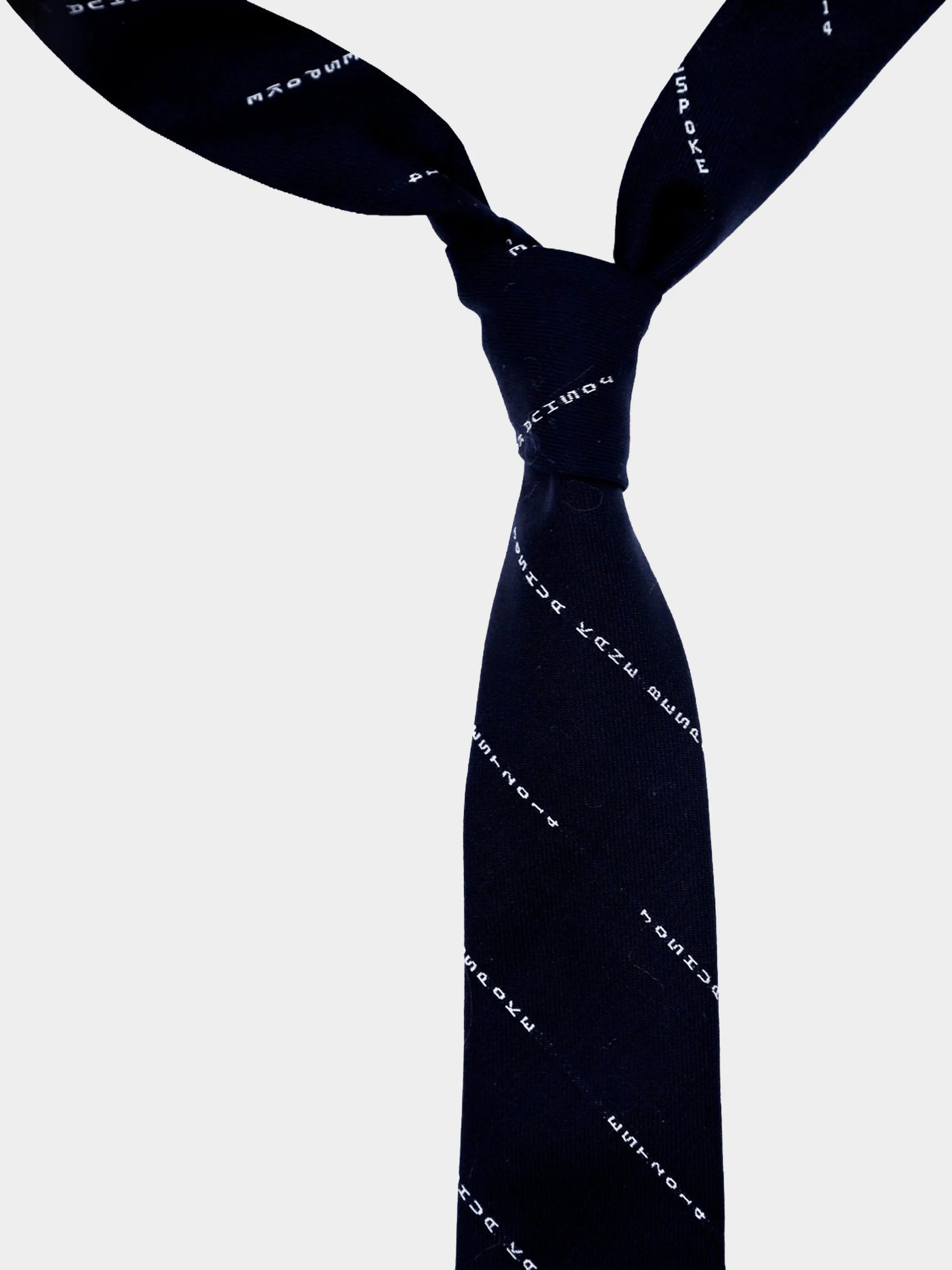 Name Stripe Slim Necktie birghter.jpg