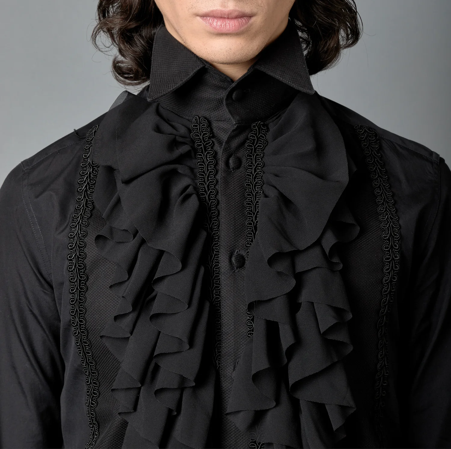 dress shirt frills