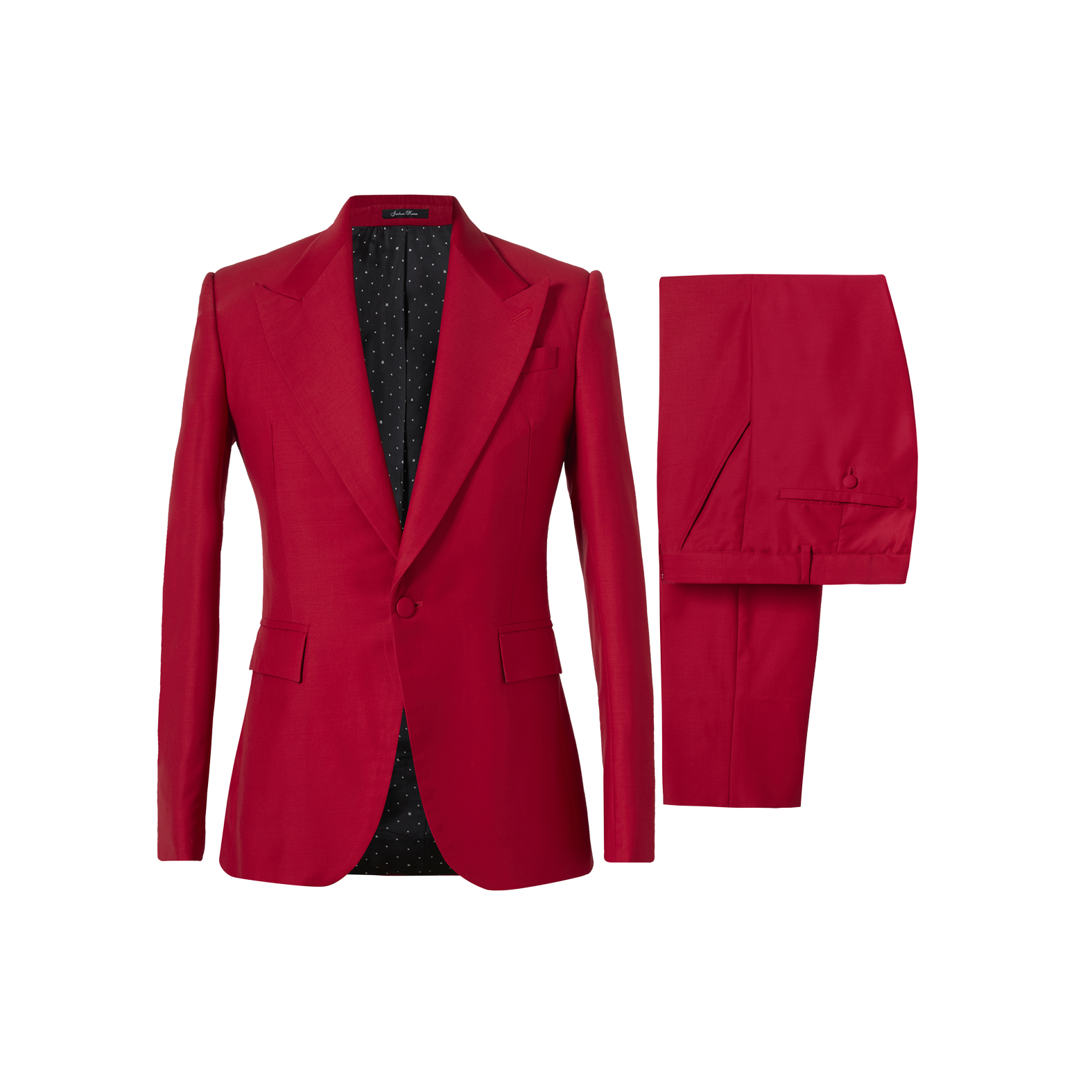 'The Albert' Red Twill suit — Joshua Kanemenswear, fashion, tailoring ...