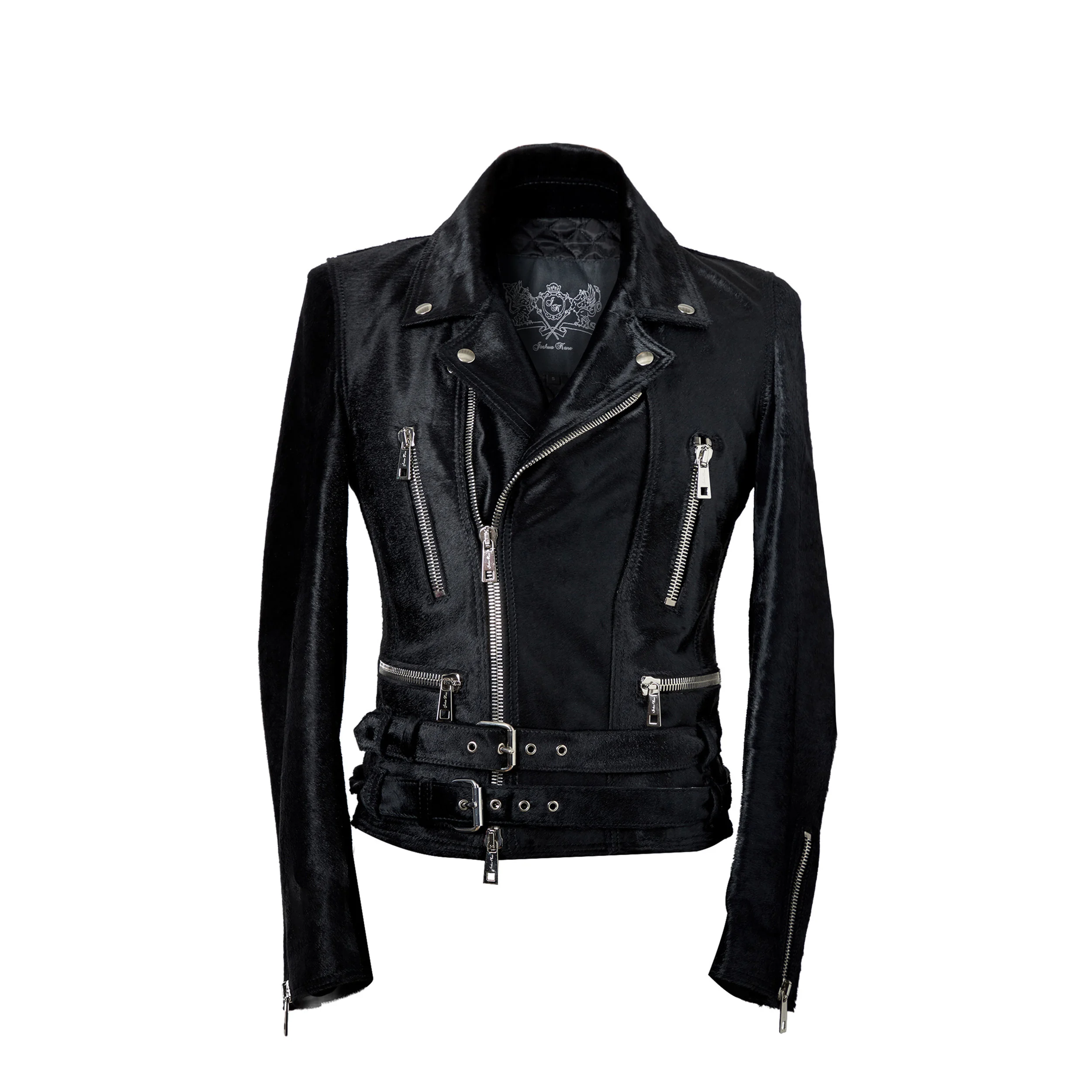 The Haseley' Pony Hair Biker Jacket 