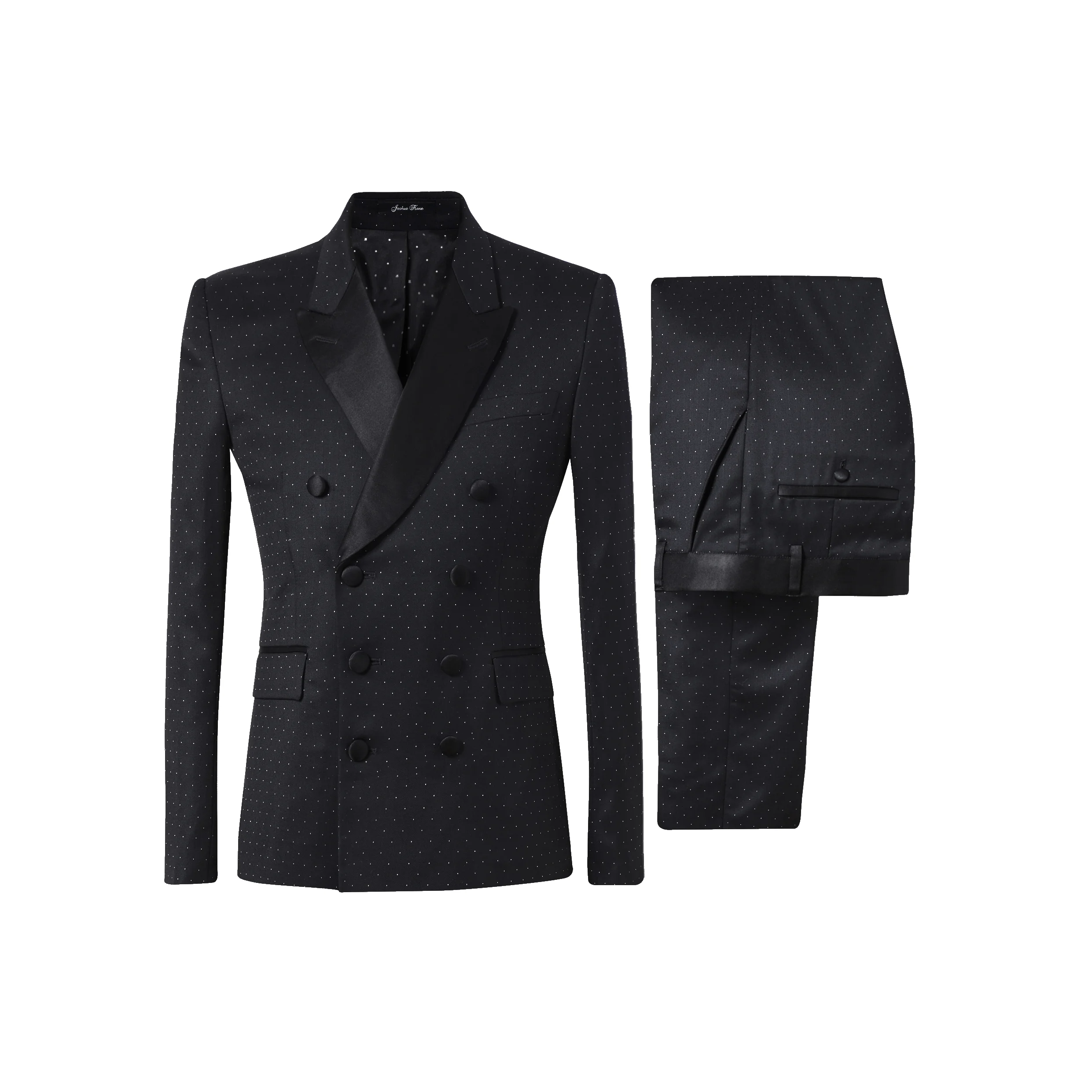 THE MASCULINE JACKET_BLACK MICRO DOT_SET.jpg