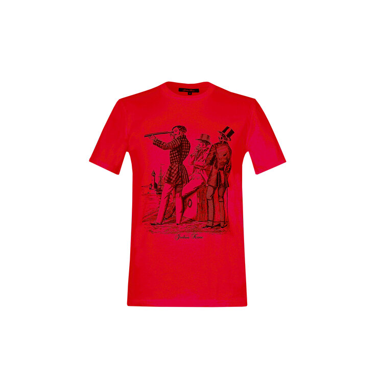 Men's Red Kane Comic Graphic T-Shirt
