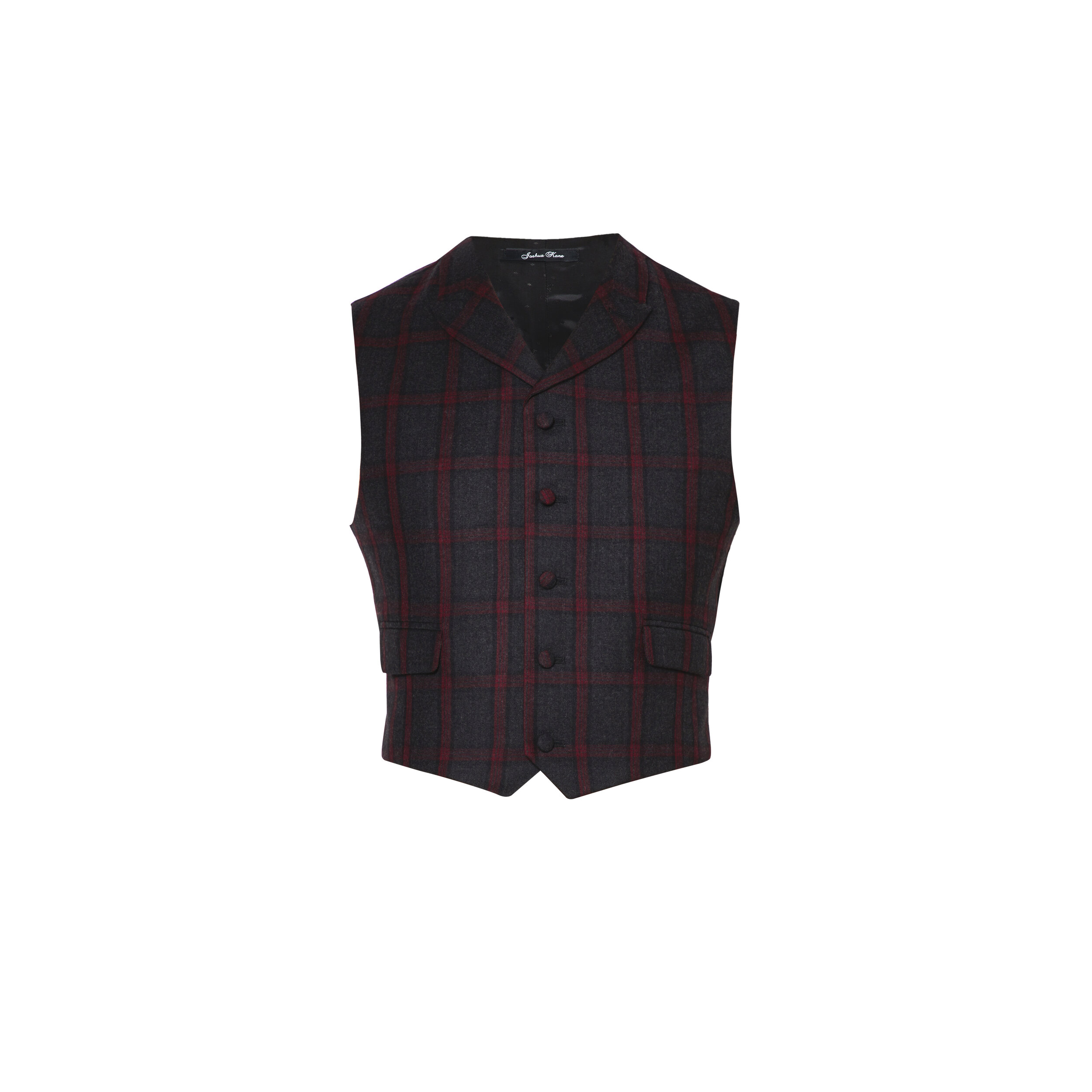 red check waistcoat