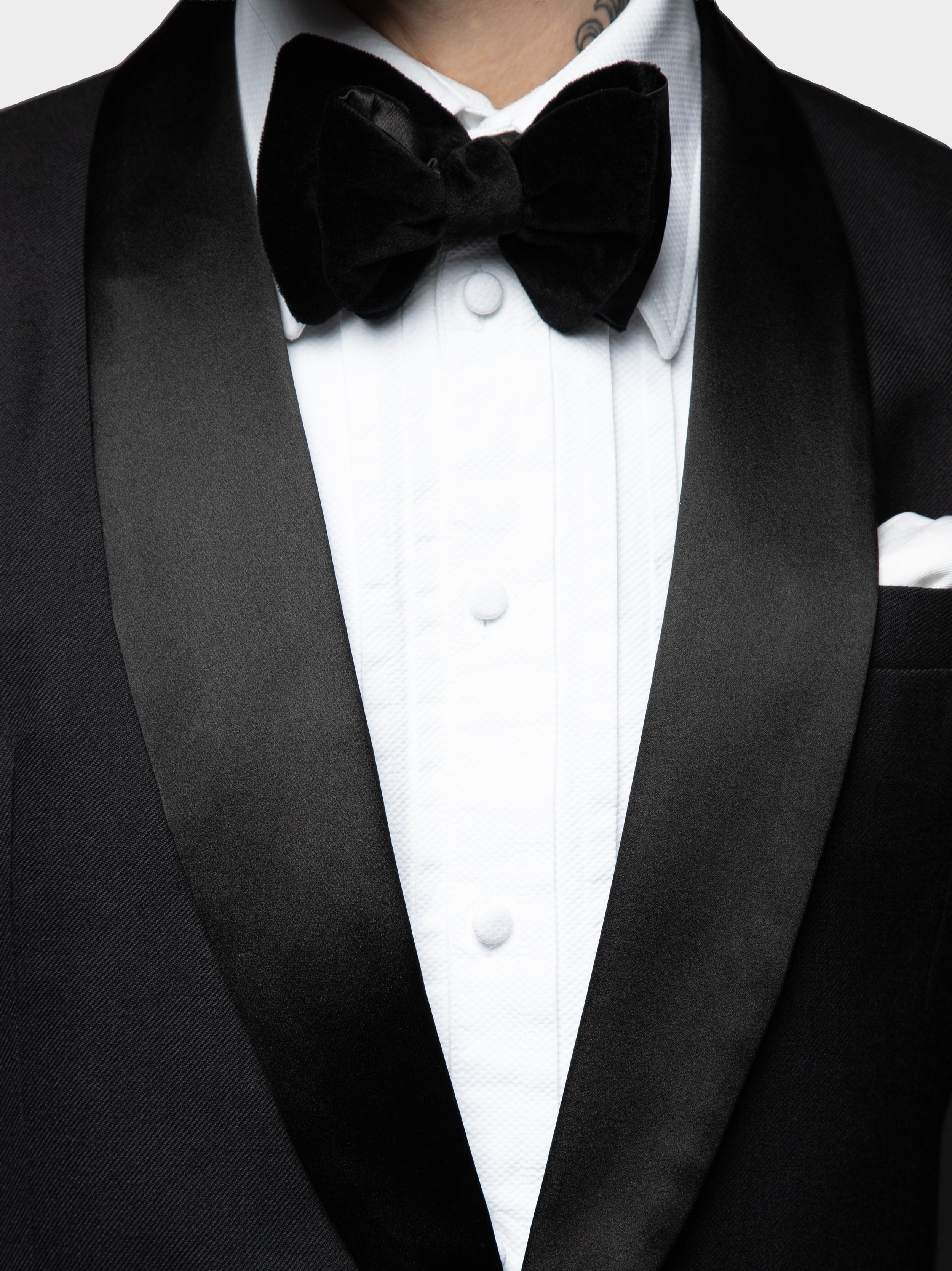 Black Velvet Pre-Tied Wide Bowtie close.jpg