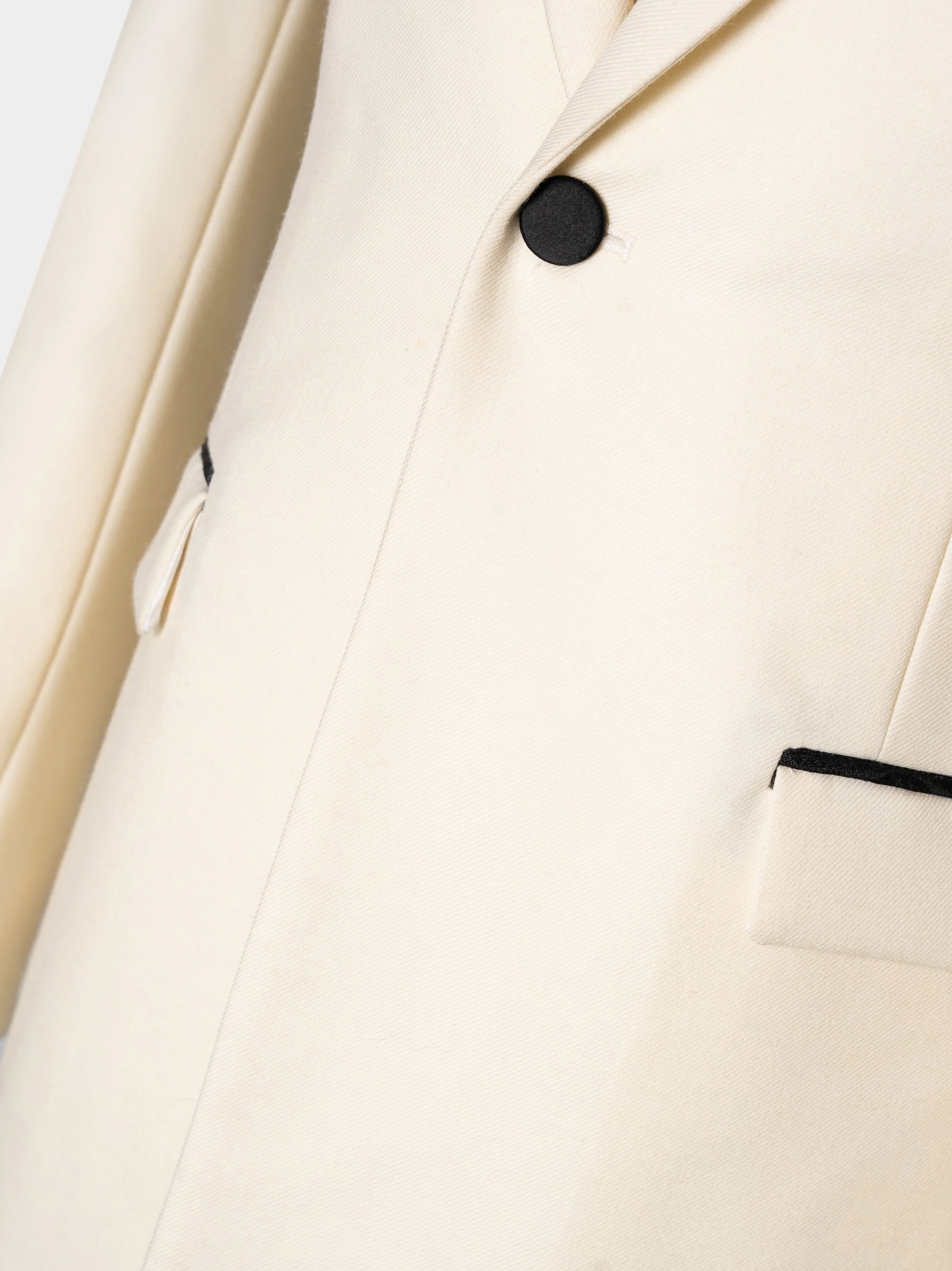 'The Kingsley' White Twill and Silk Jacket close.jpg