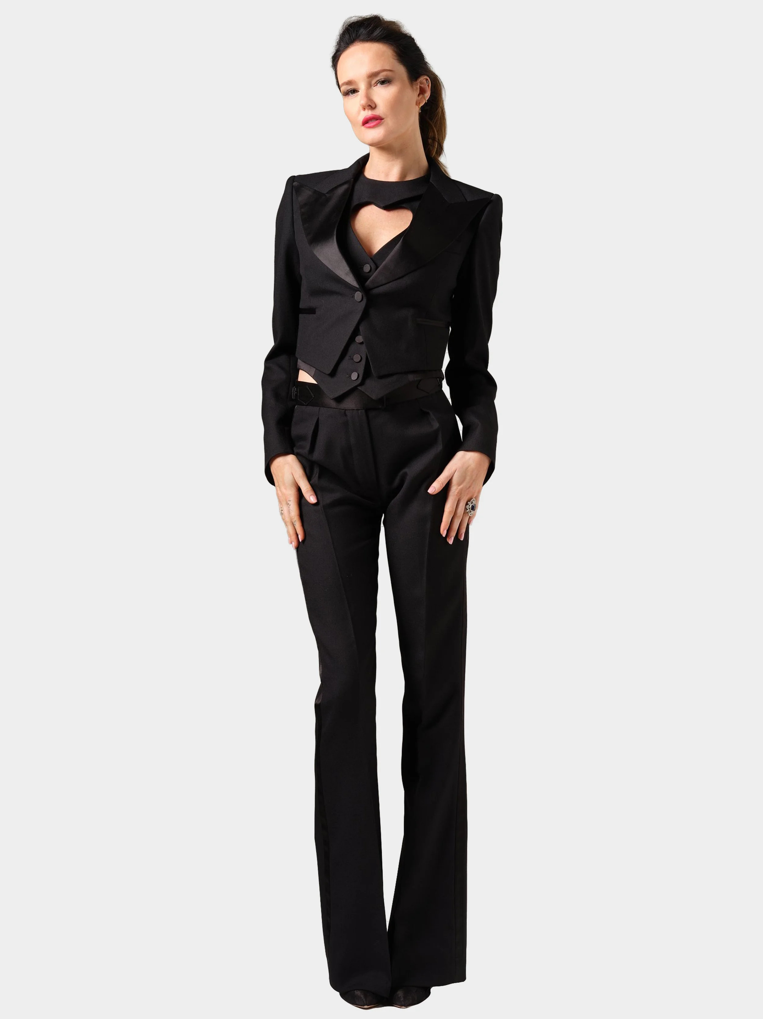 Black Wool Tux Waist Jacketfrontfull.jpg