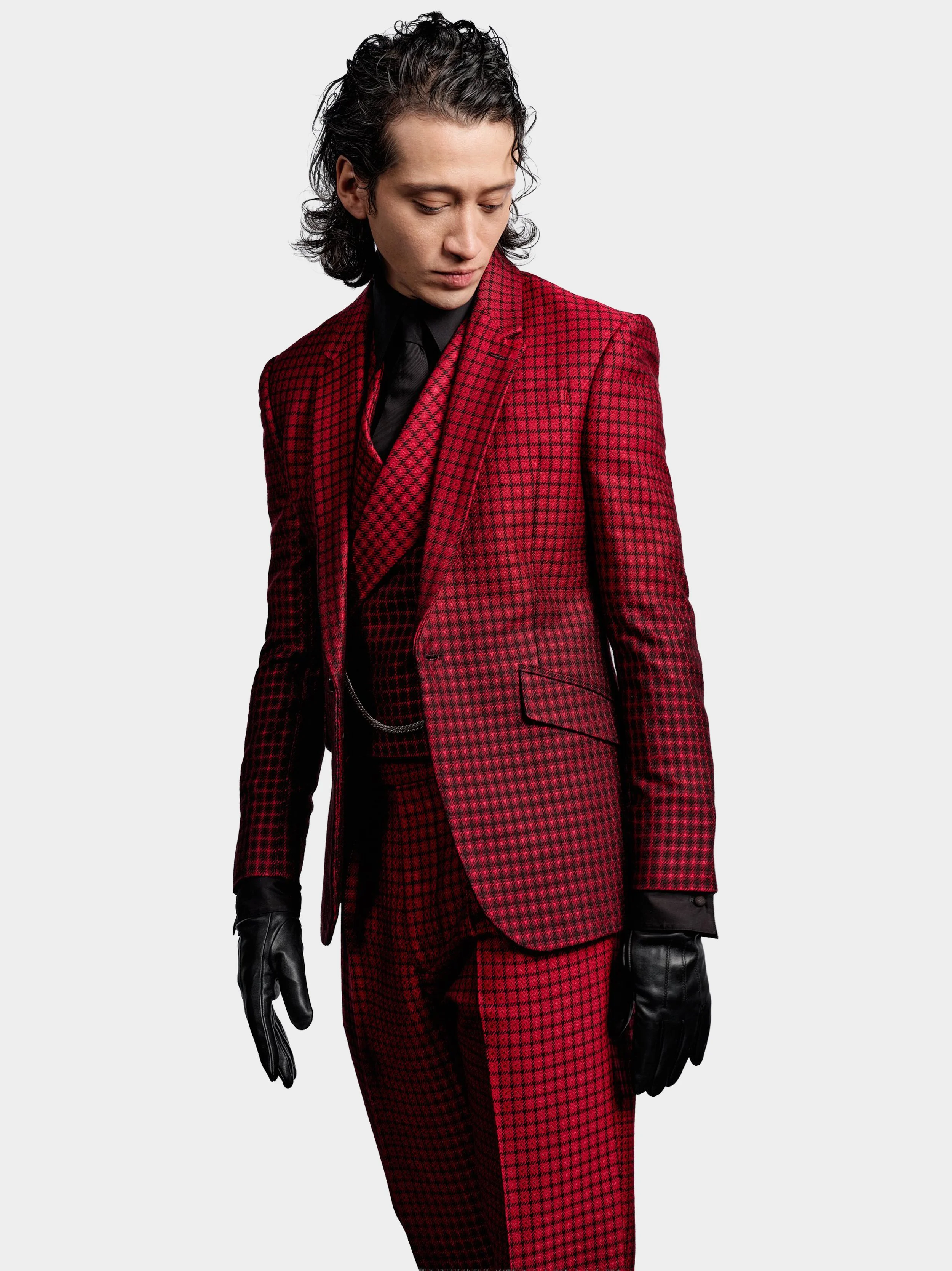 Red Coloured Ombre Waistcoat 2.jpg