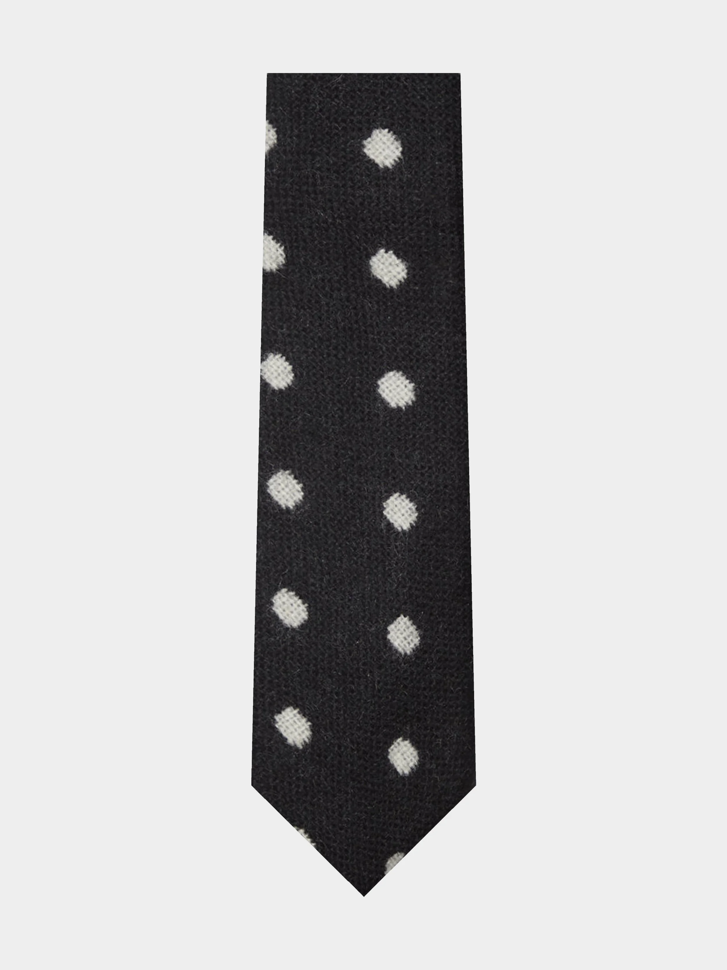 'Bold Spot Wool' Slim Necktie
