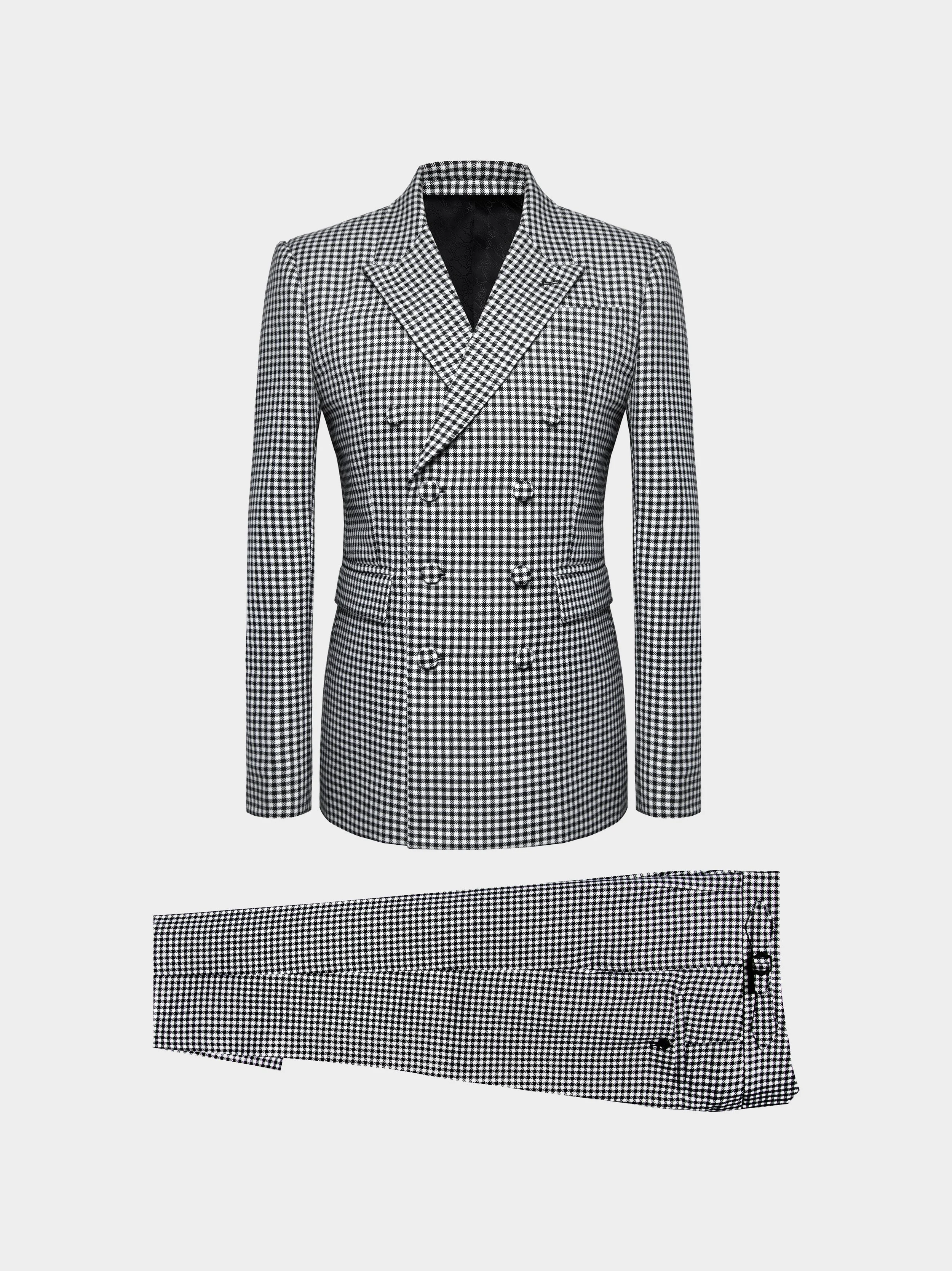 Gingham Wool Suit