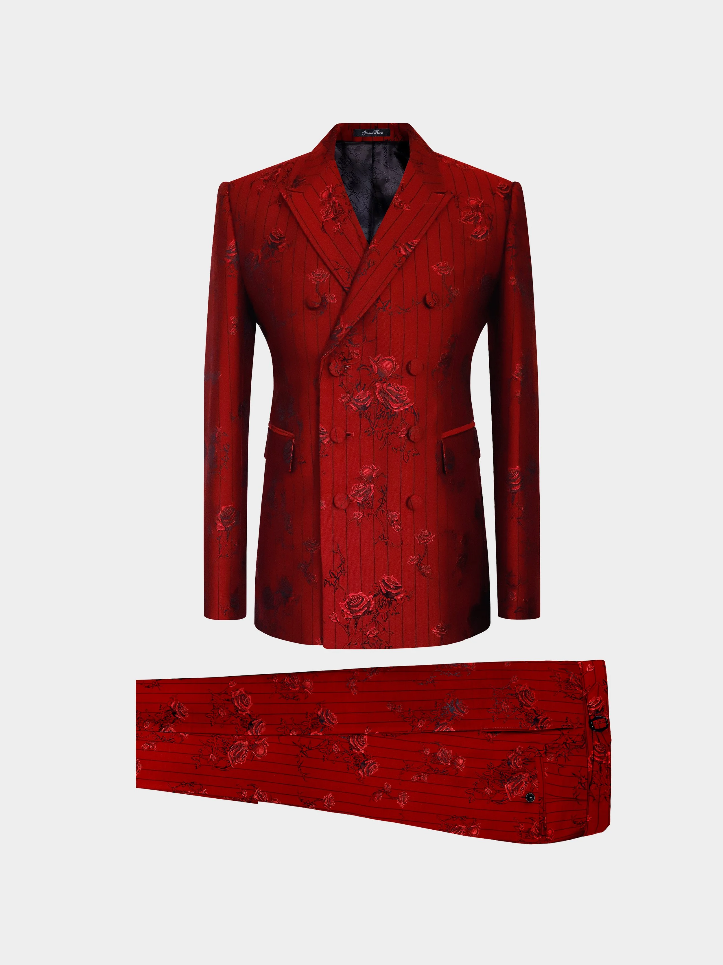 Rose Pinstripe Suit