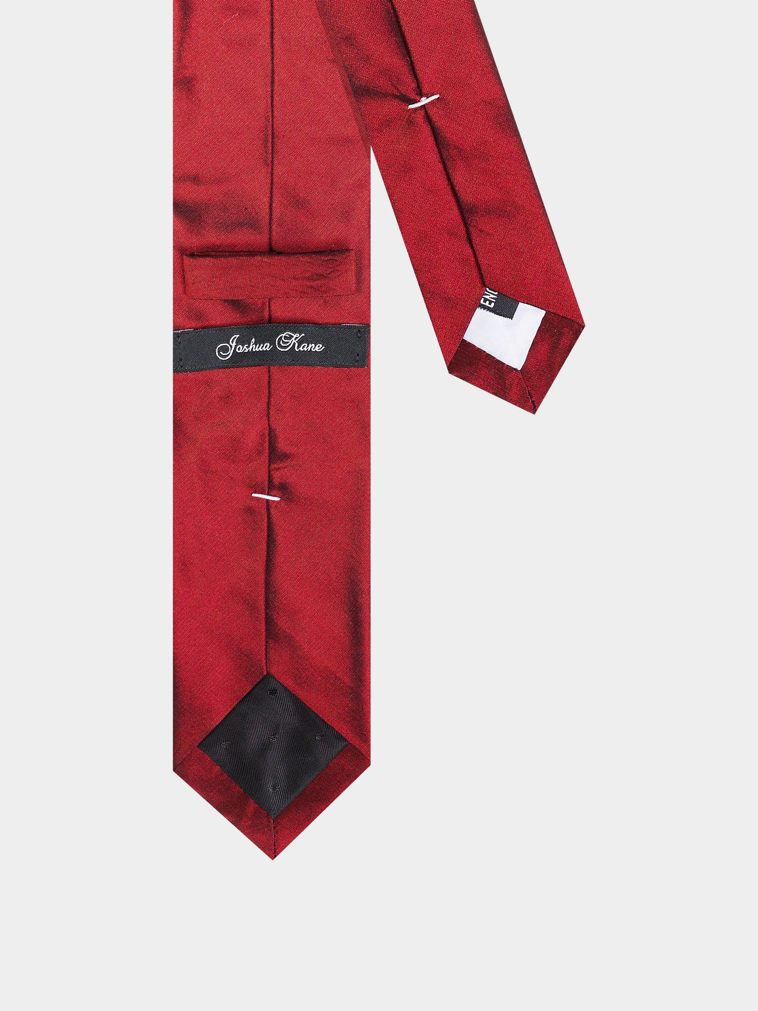 'Ruby Taffeta' Slim Necktie back.jpg