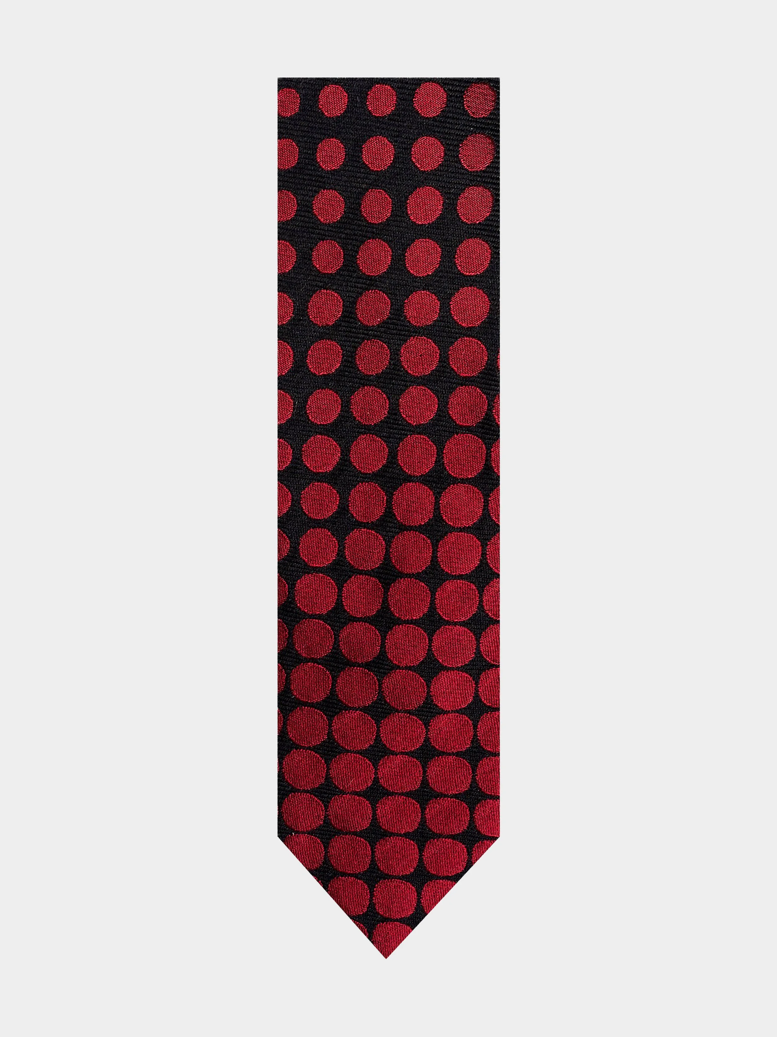 'Burgundy Wonderdot' Slim Necktie