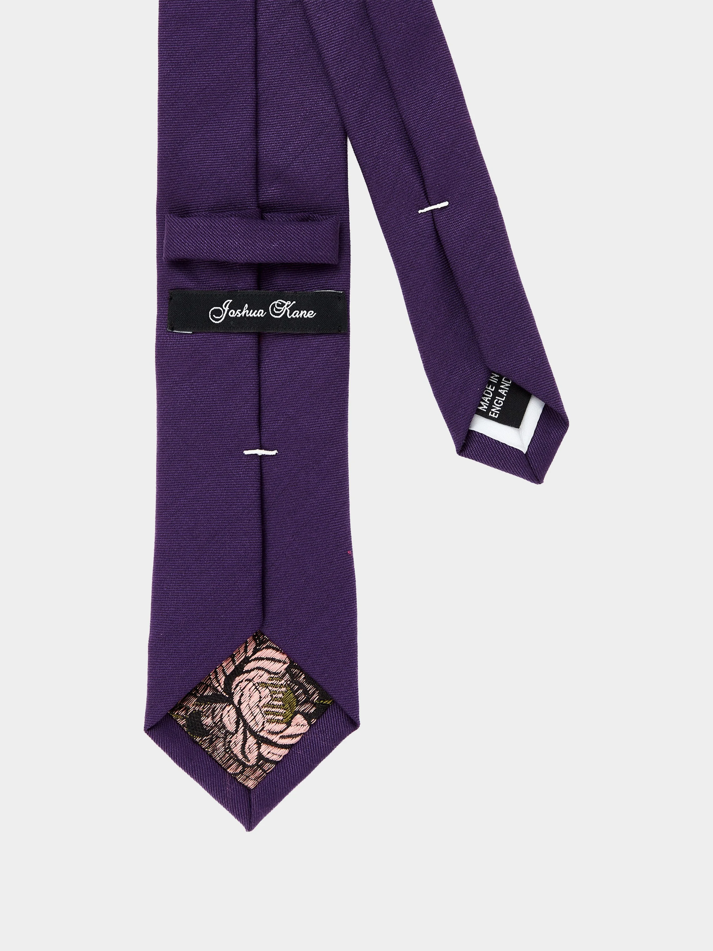 'Purple Twill' Slim Necktie 2.jpg