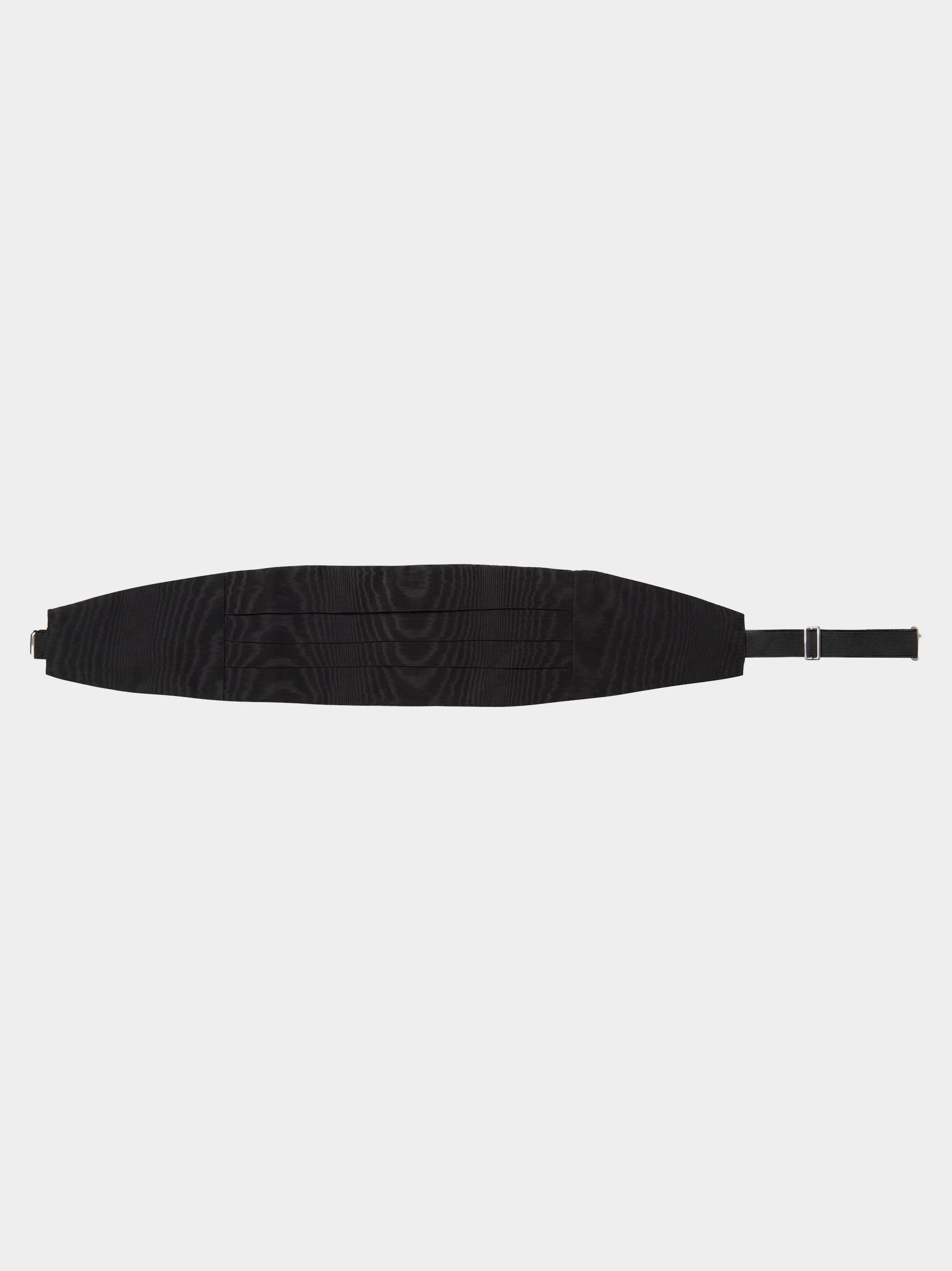 'Black Moiré' Pleated Cummerbund cutout.jpg