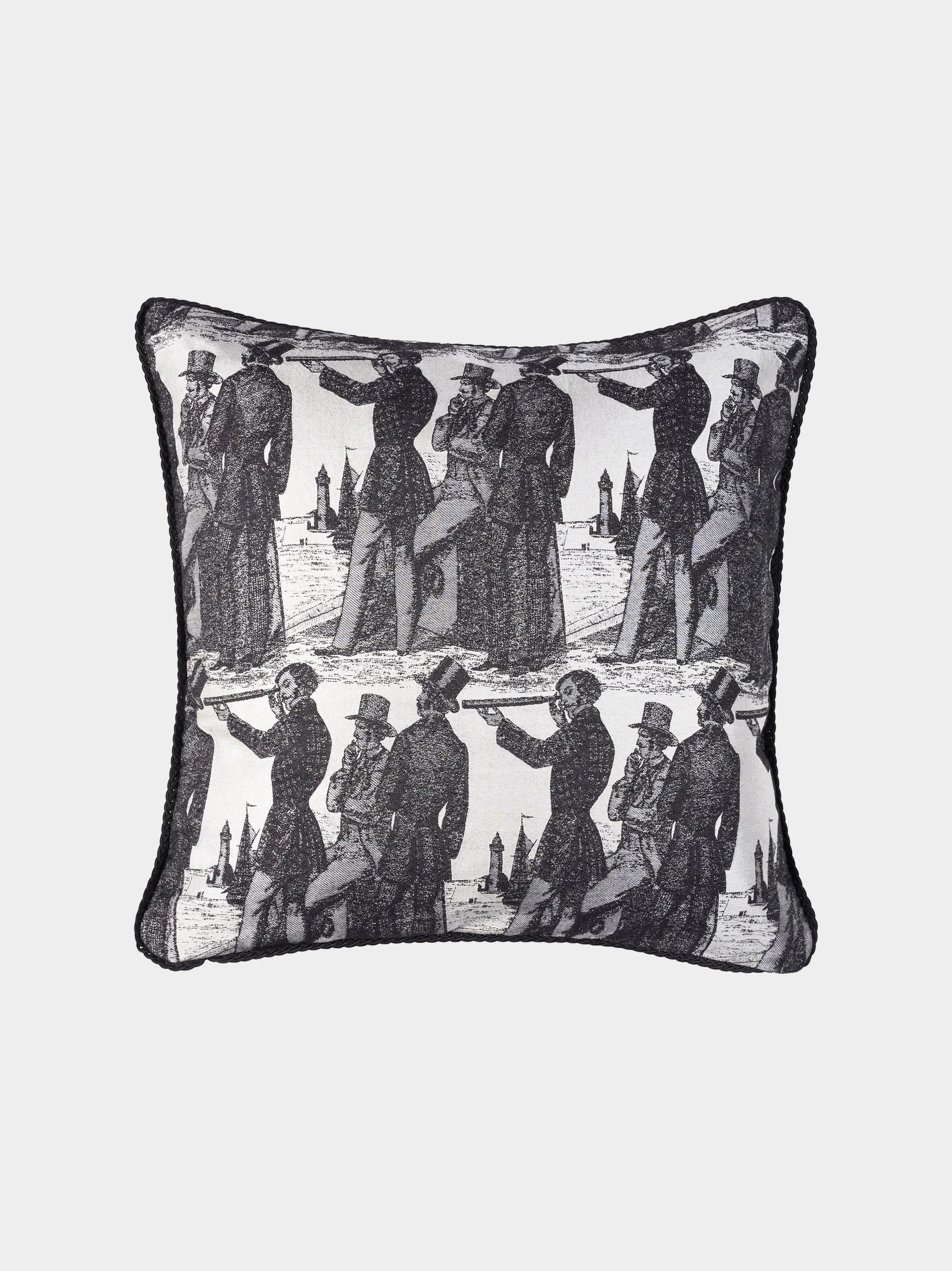 '3+Tailors'+And+'Black+Pegasus'+Silk+Jacquard+Cushionfront.jpg
