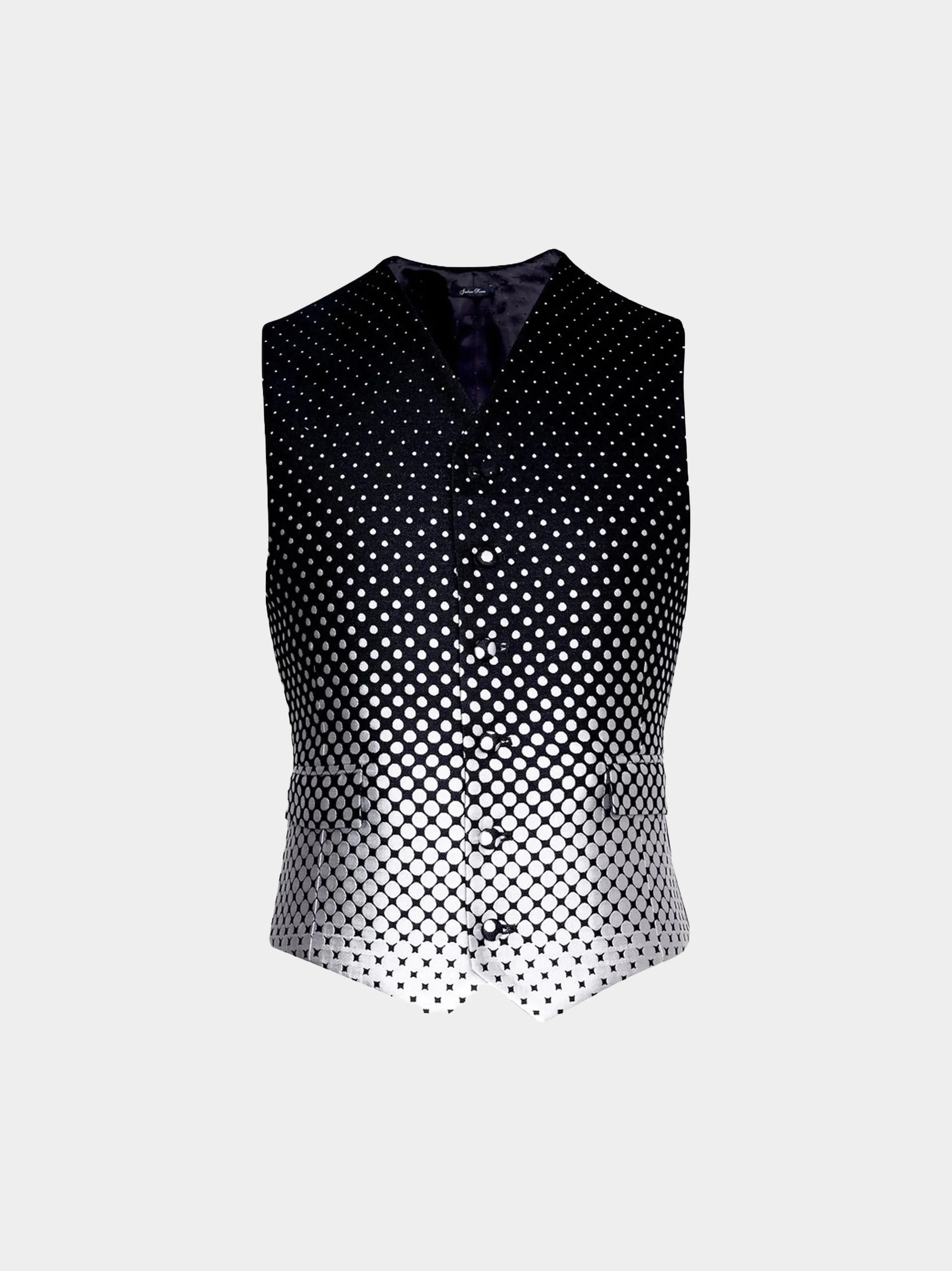 Black And White Wonderdot Waistcoat.jpg