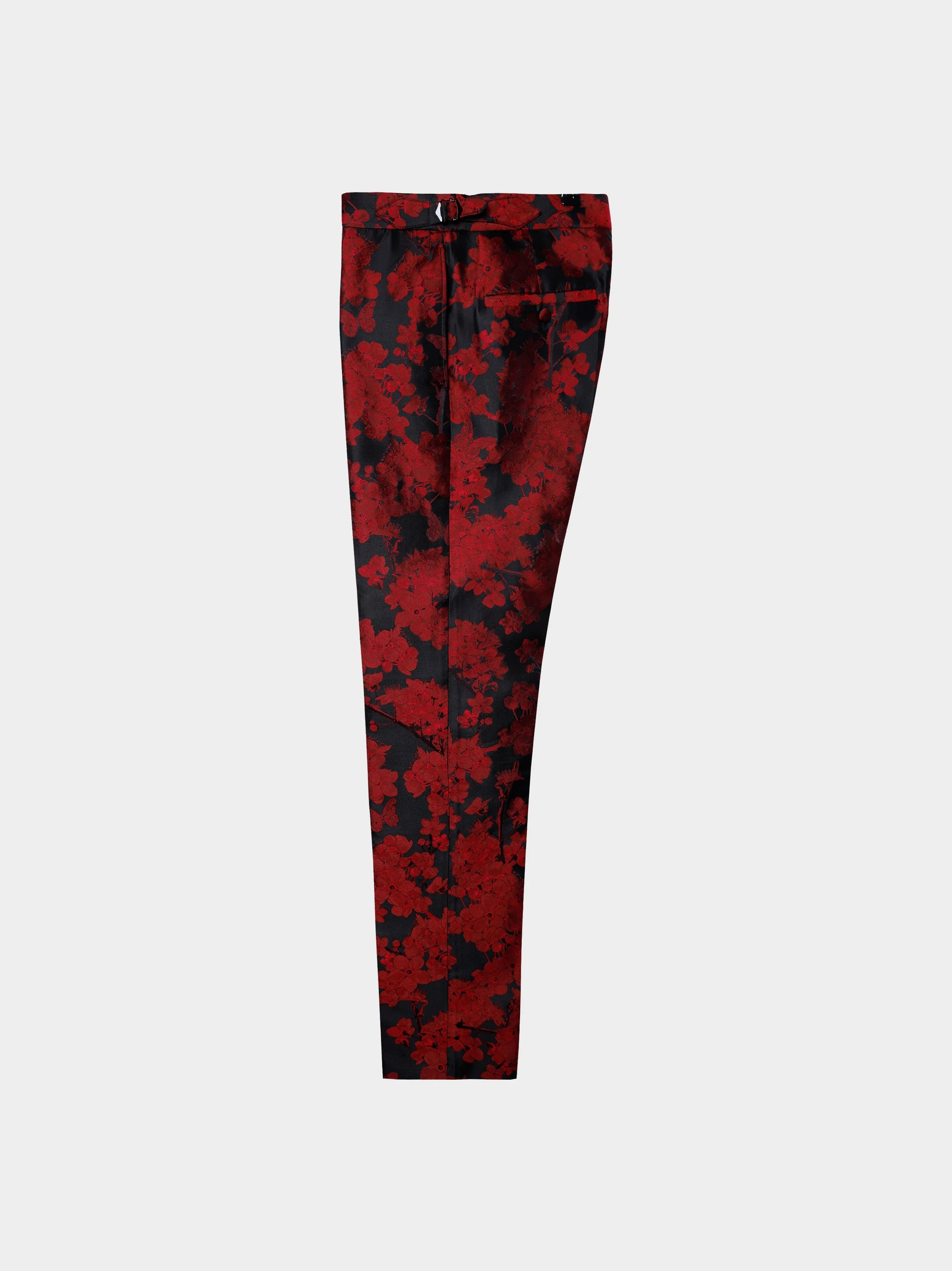 Red And Black Blossom Silk Suit trouser.jpg