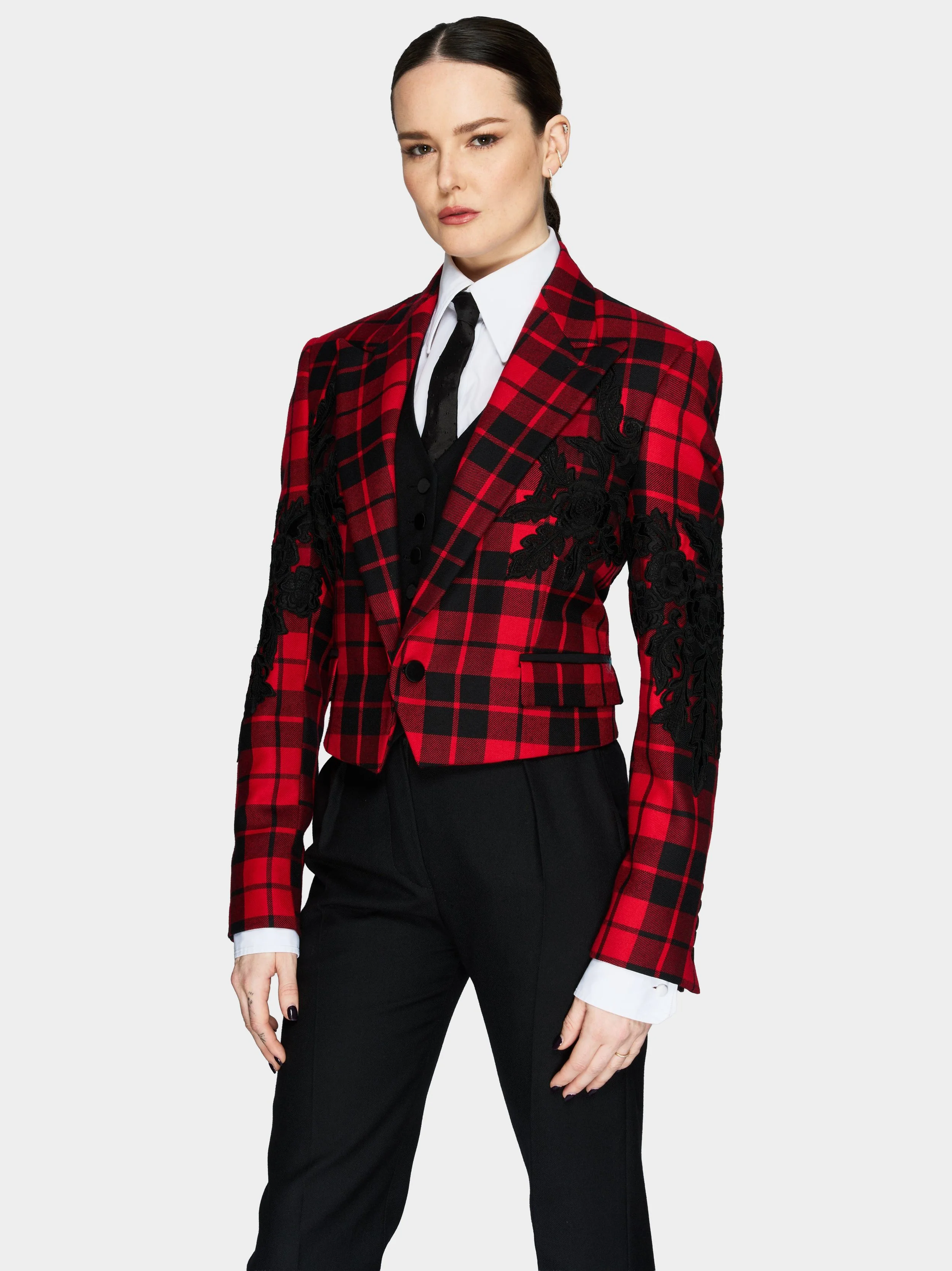 Red Tartan Waist Jacket1.jpg
