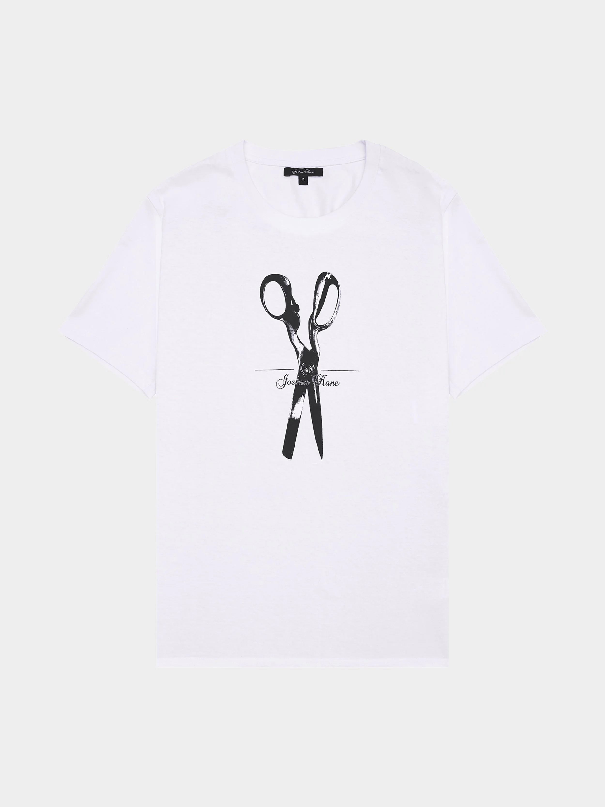 'The Shears' White And Black T-Shirt