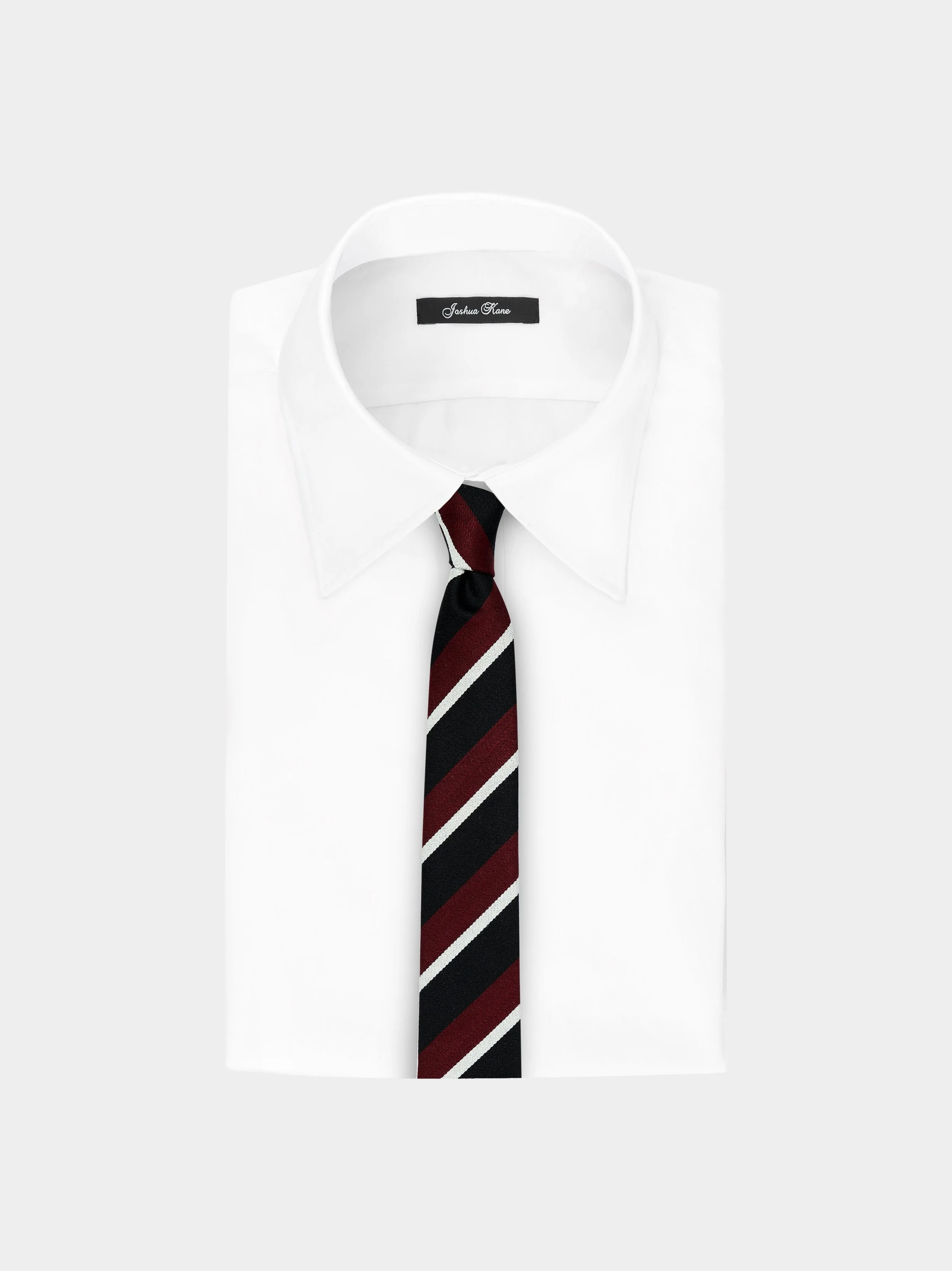 'Oxford Stripe' Slim Necktie shirt.jpg