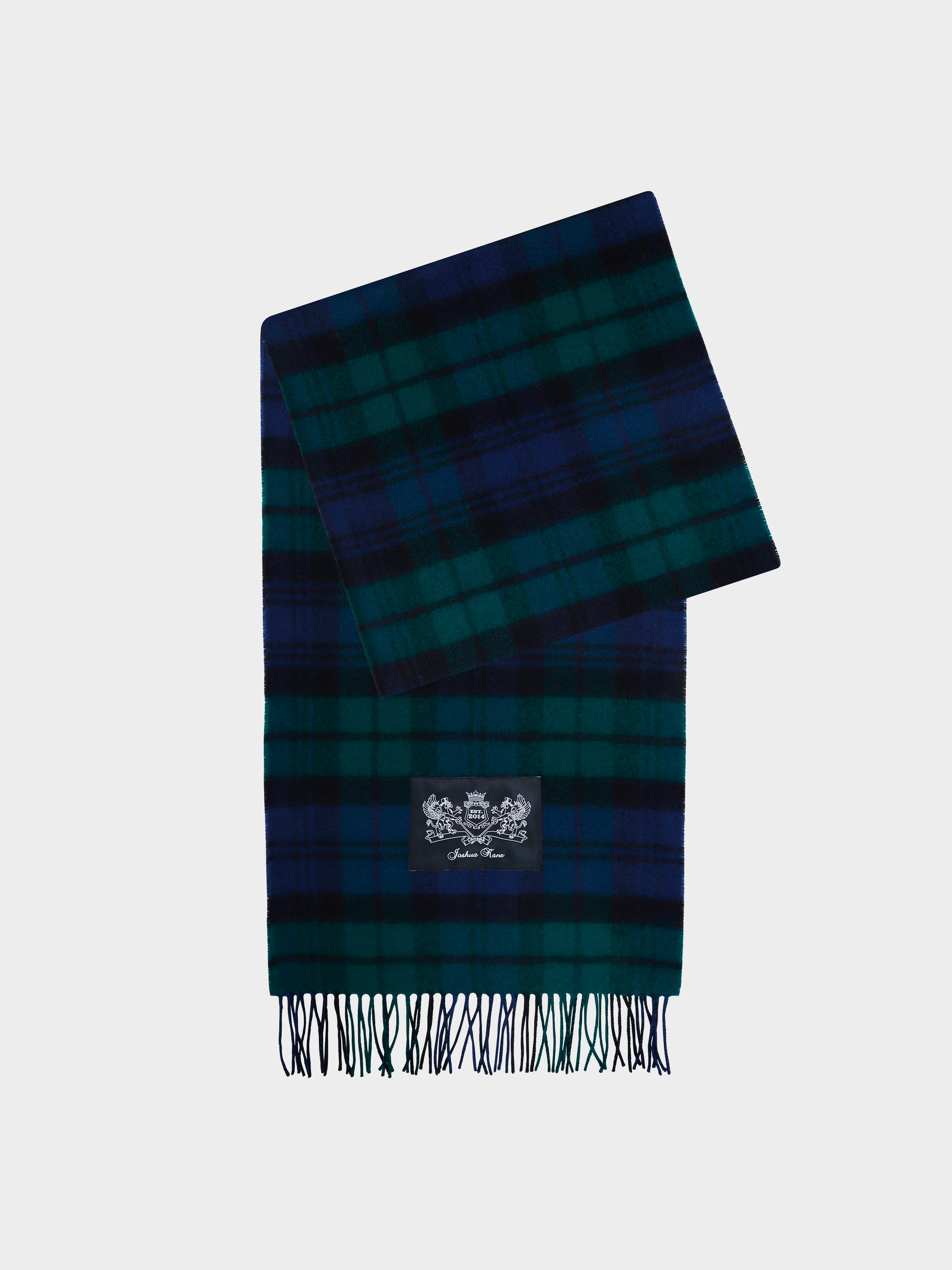 Forest Green Large Lambswool Scarf