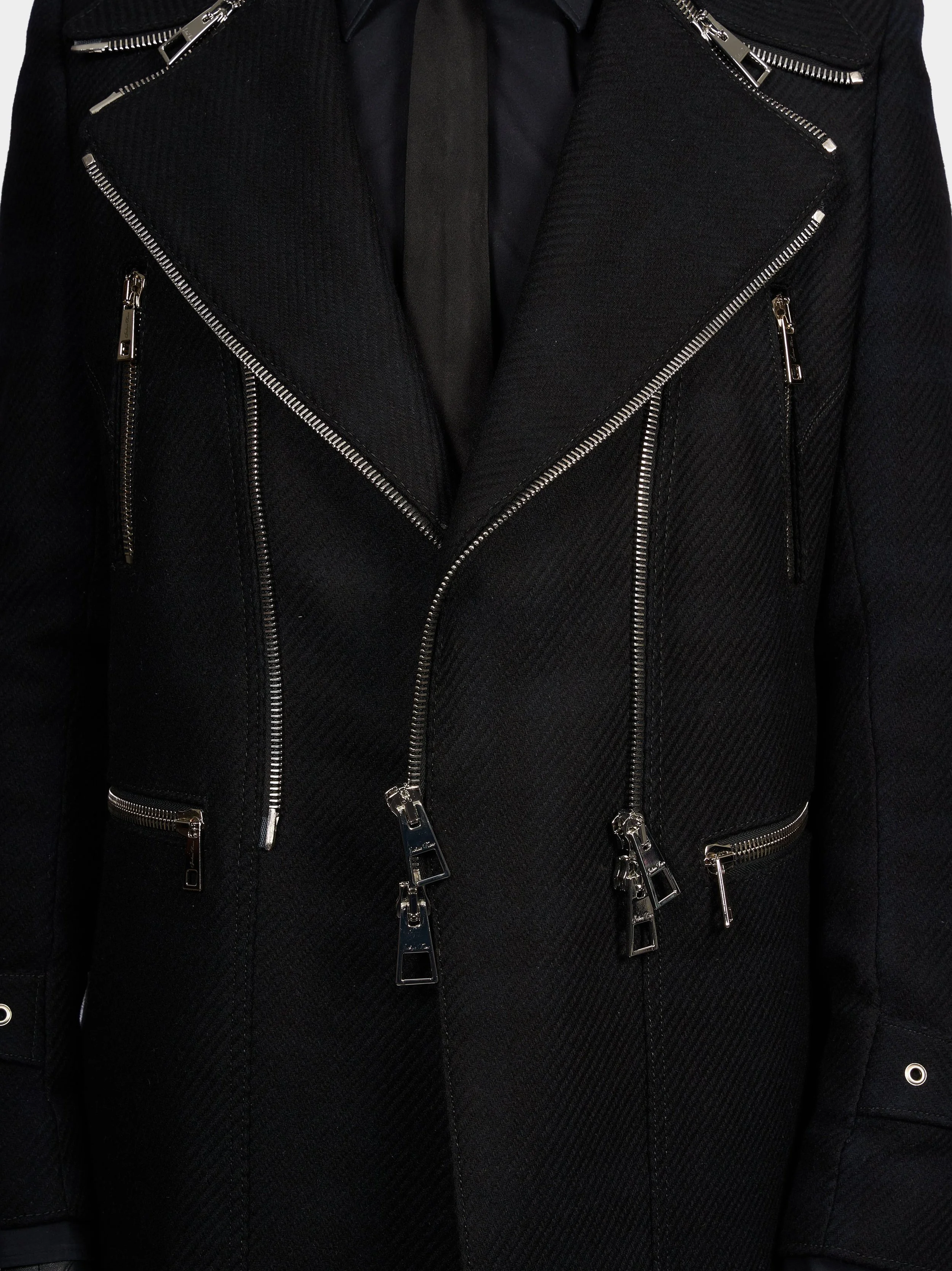 Black Wool Biker Coat 2.jpg