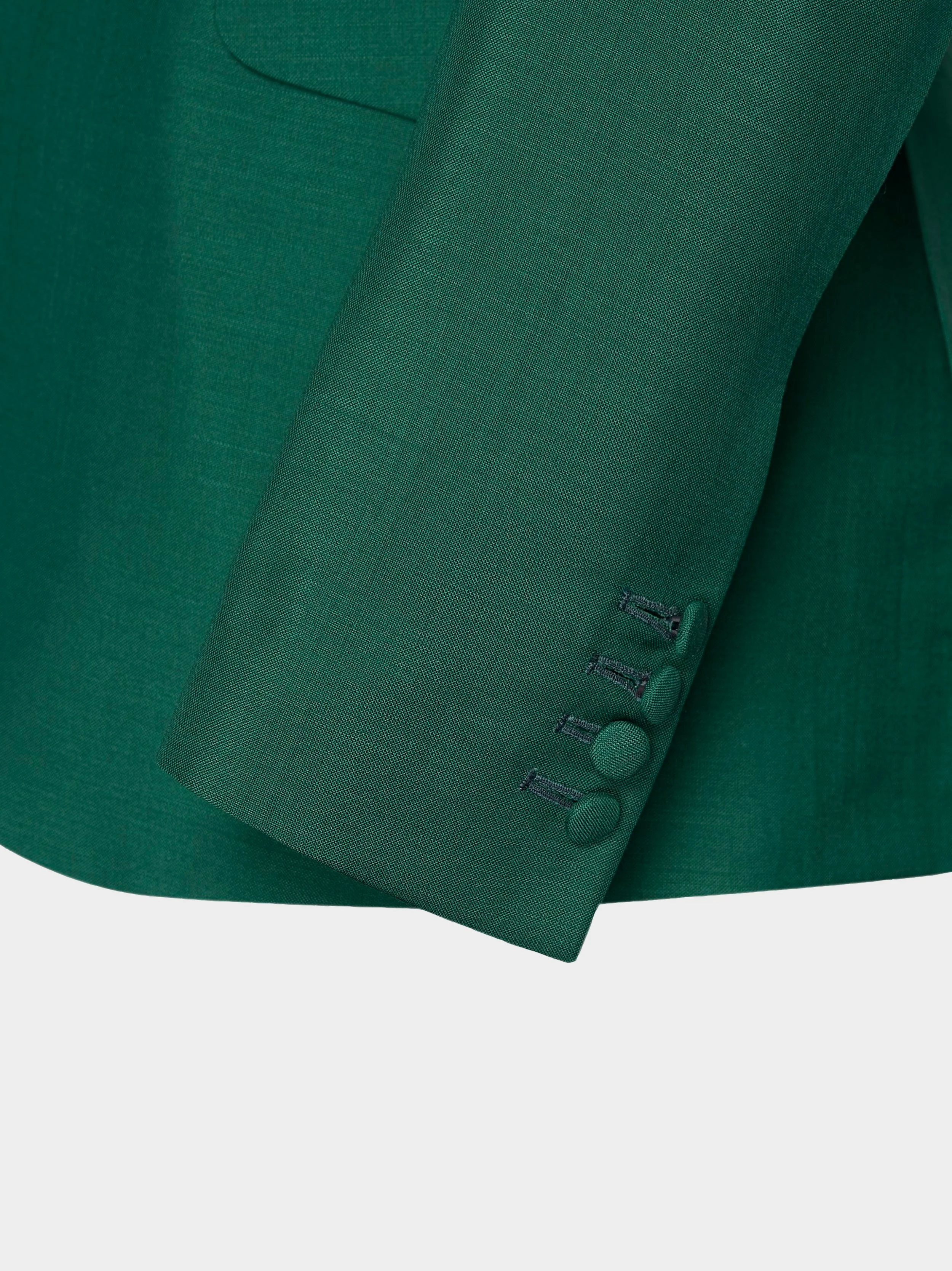 Emerald Green Mohair and Wool Suit sleeve detail.jpg