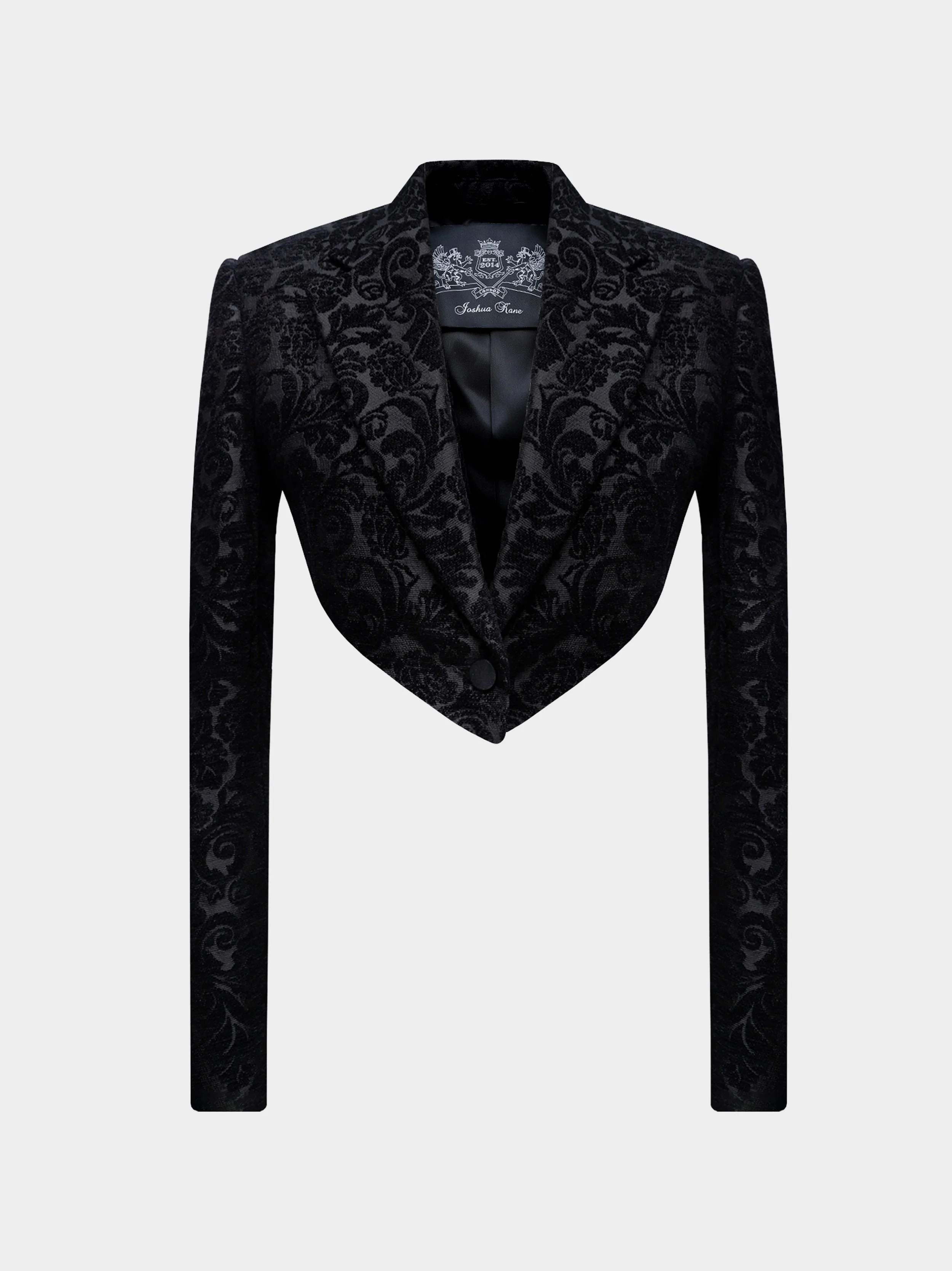 Floral Velvet Bolero Jacket