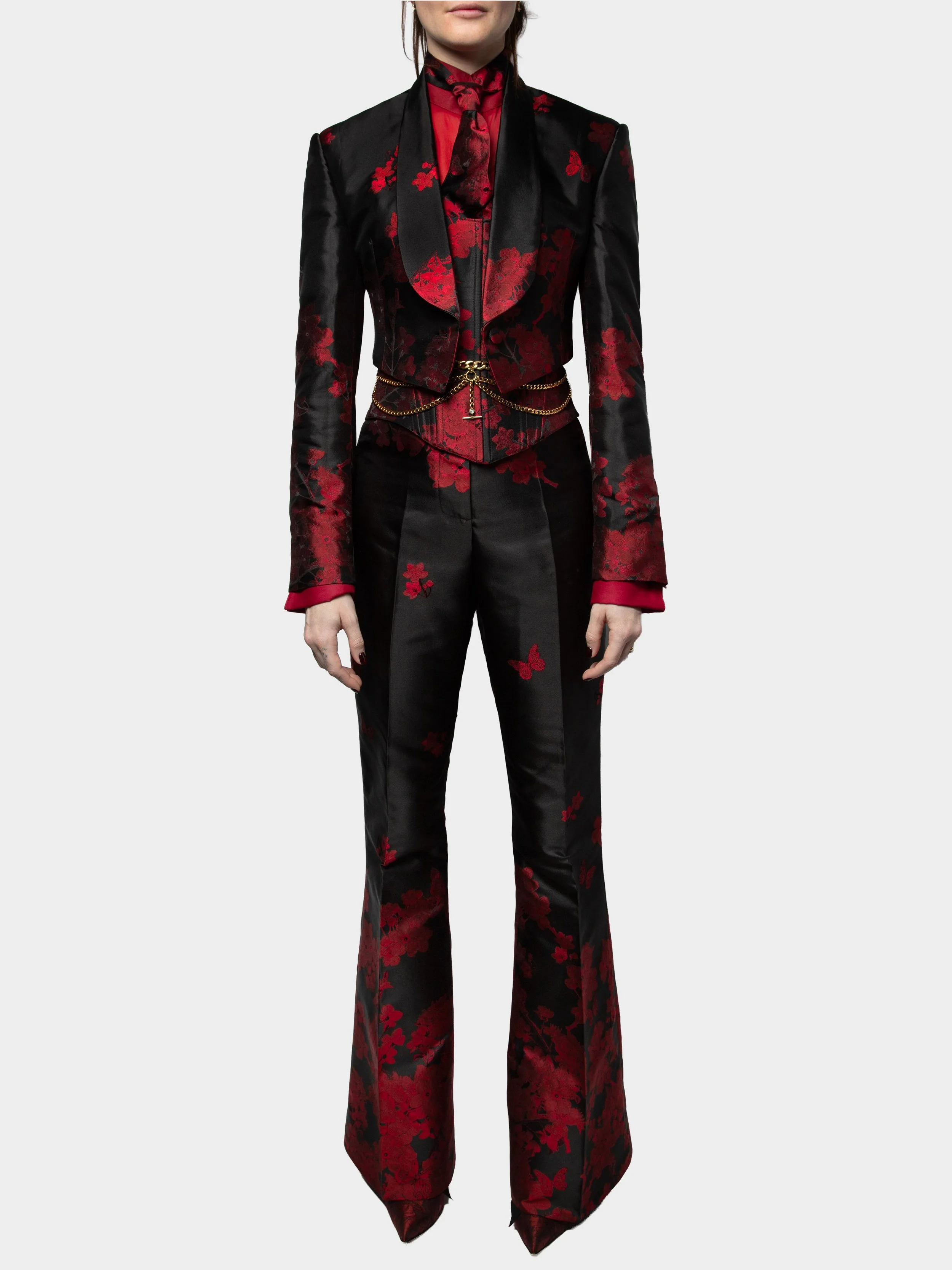 Red Falling Blossom Silk Suitfrint.jpg
