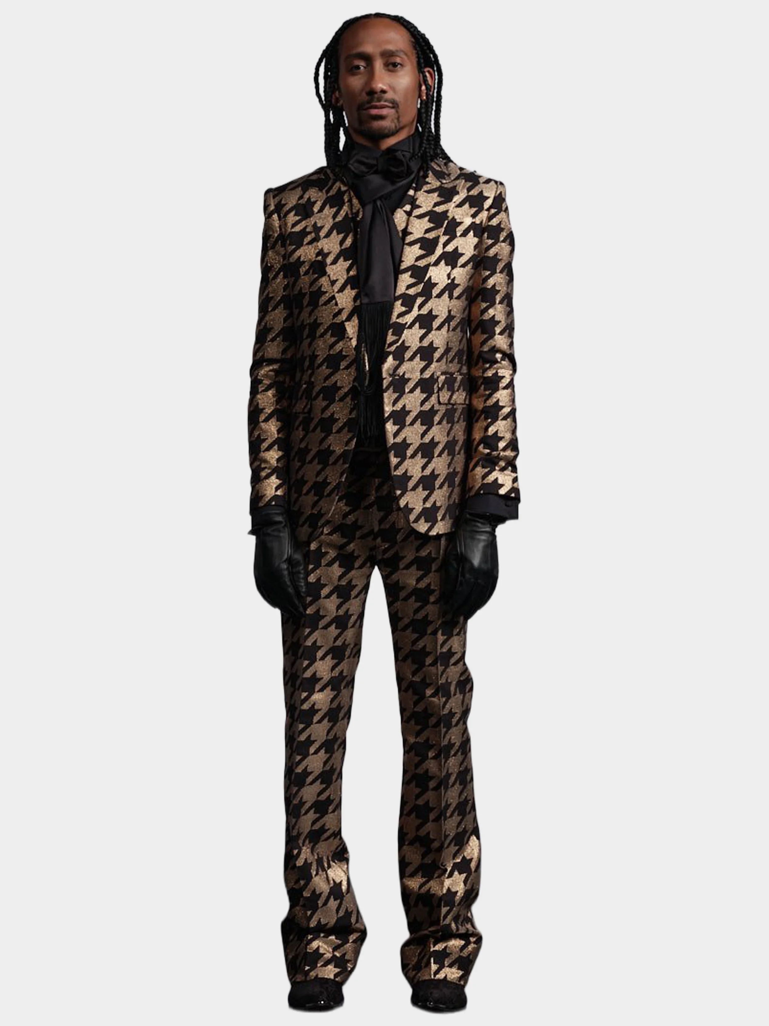 Gold Lurex Houndstooth Suit 3.jpg