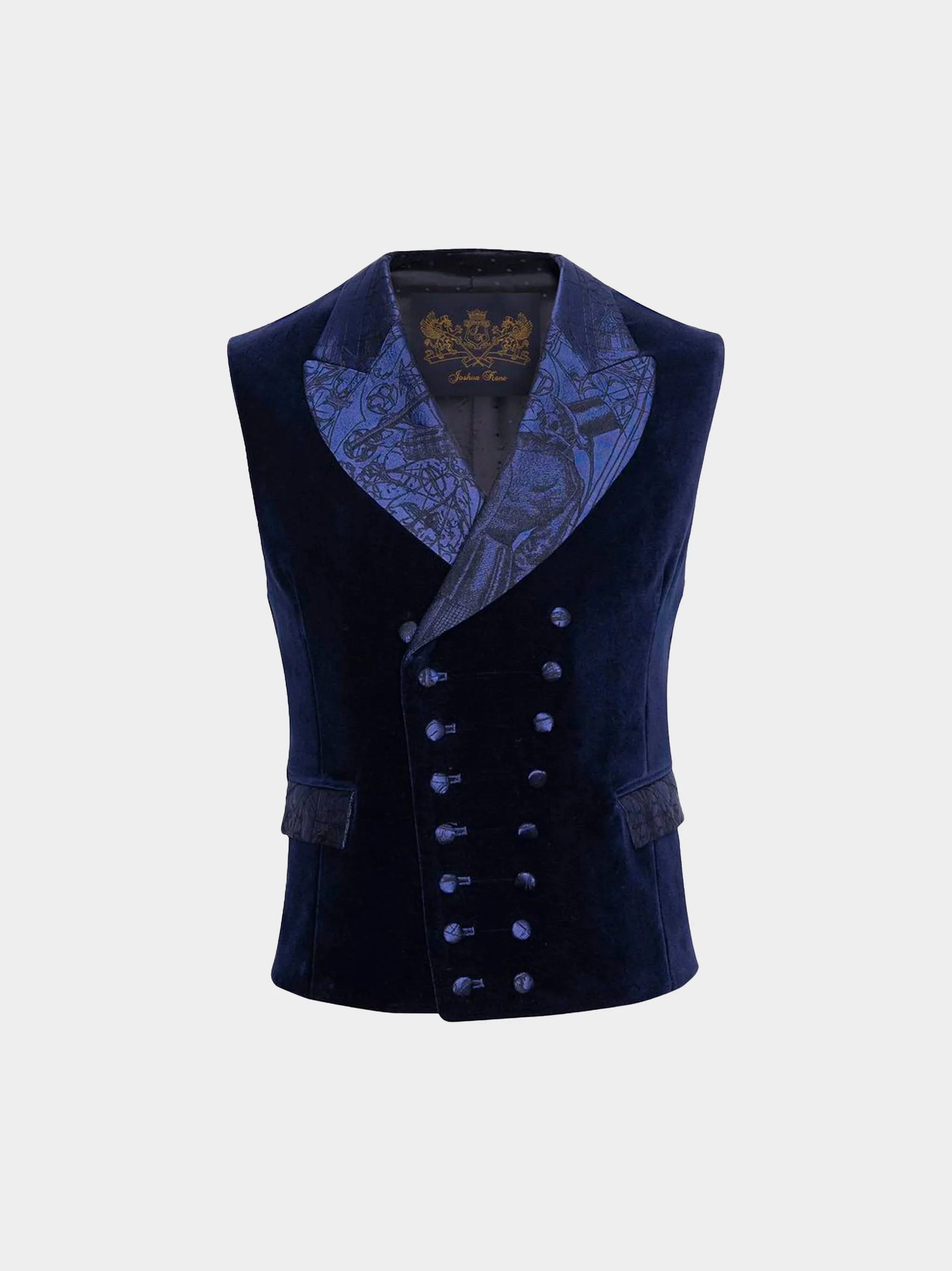 Midnight Velvet And 3 Tailors Jacquard Waistcoat.jpg