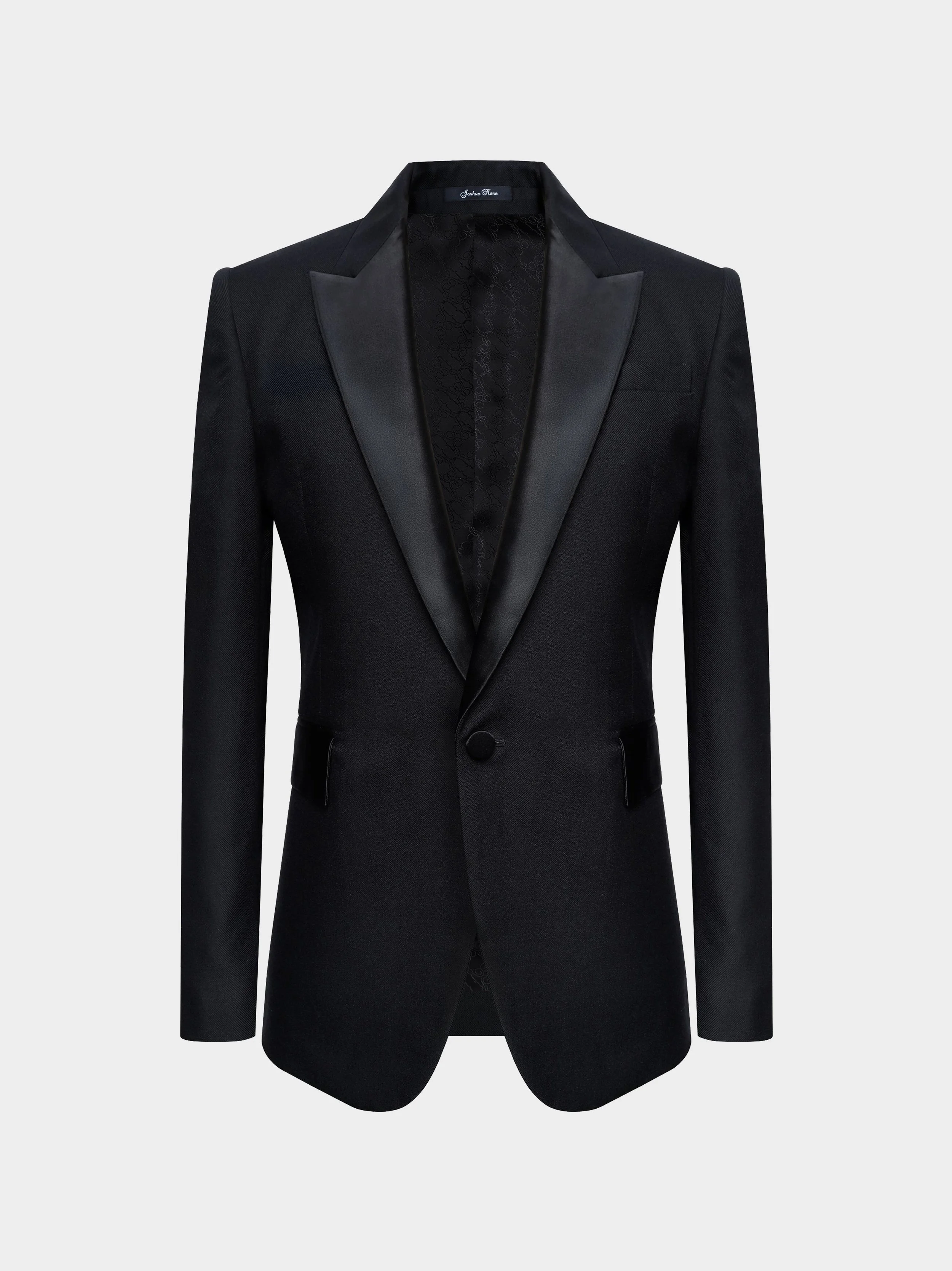Black Wool And Silk Dinner Jacket