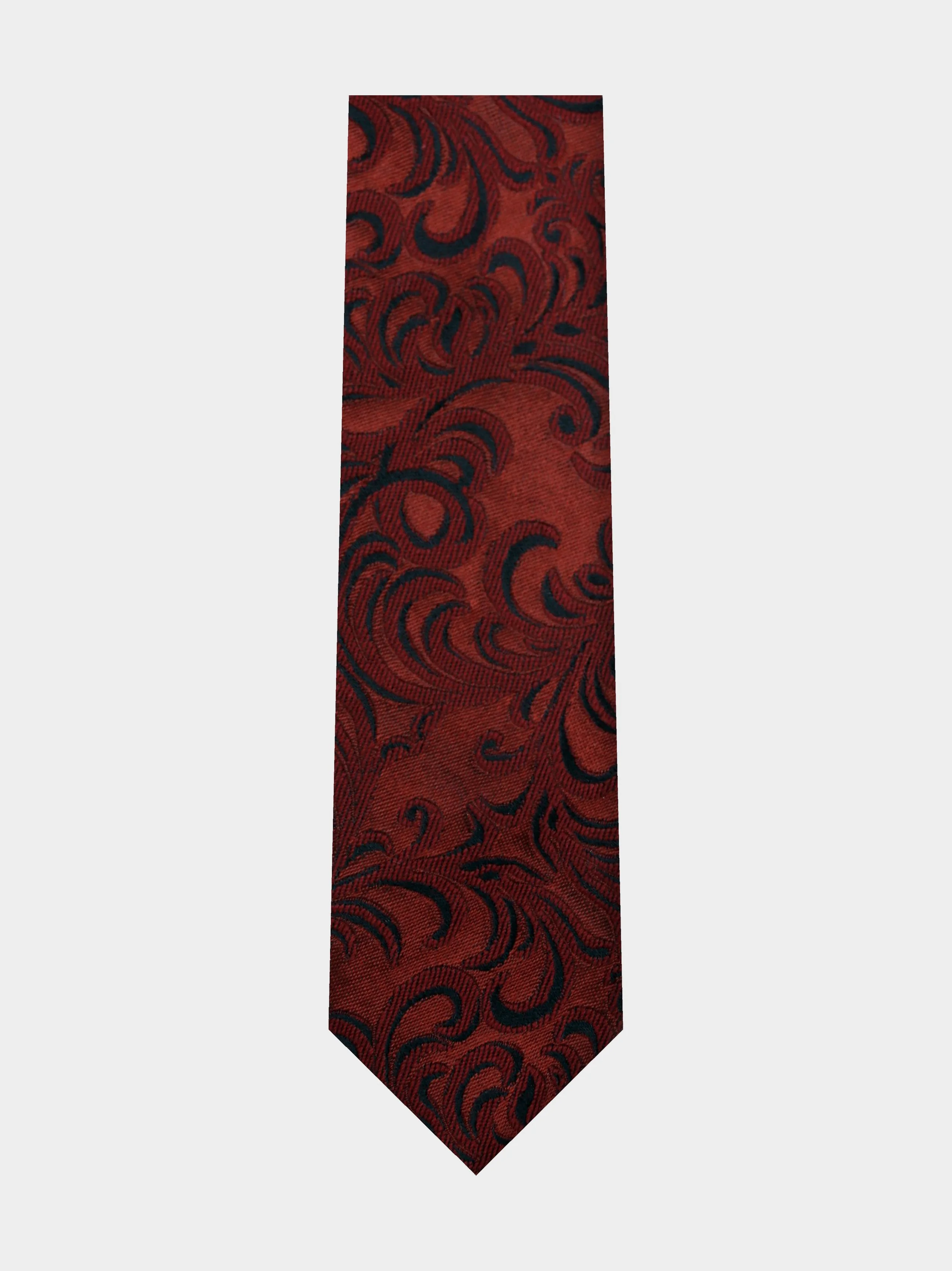 Red Regency Swirl Necktie