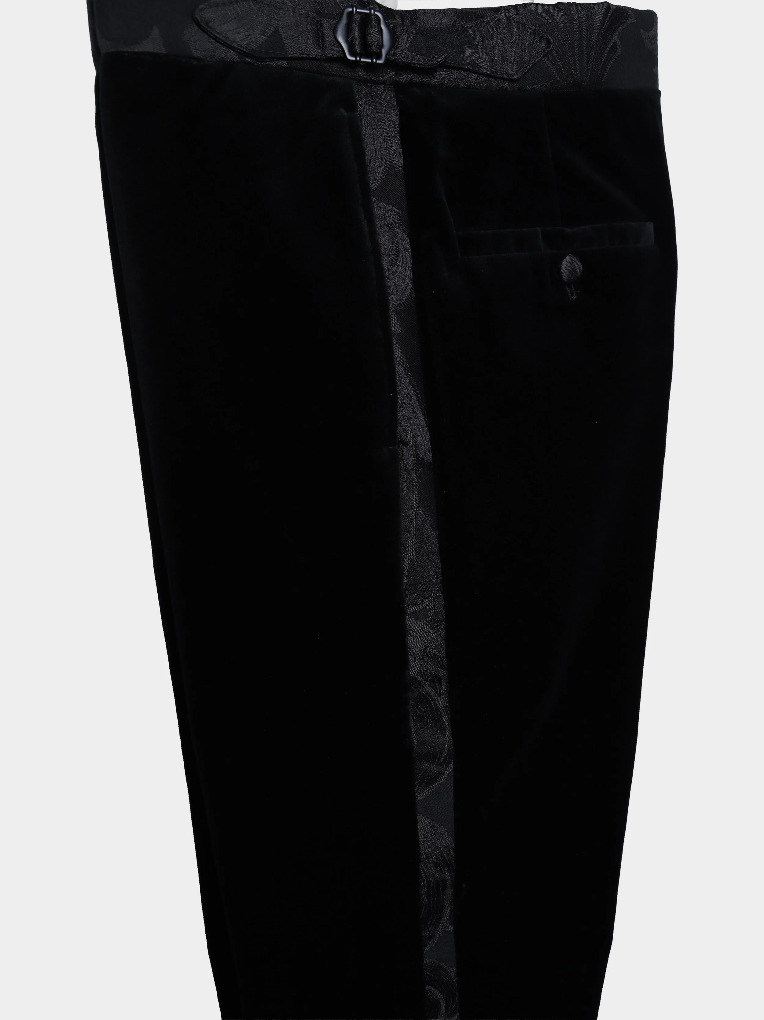 Black Velvet And Pegasus Jacquard Dinner Suittrouserclose.jpg