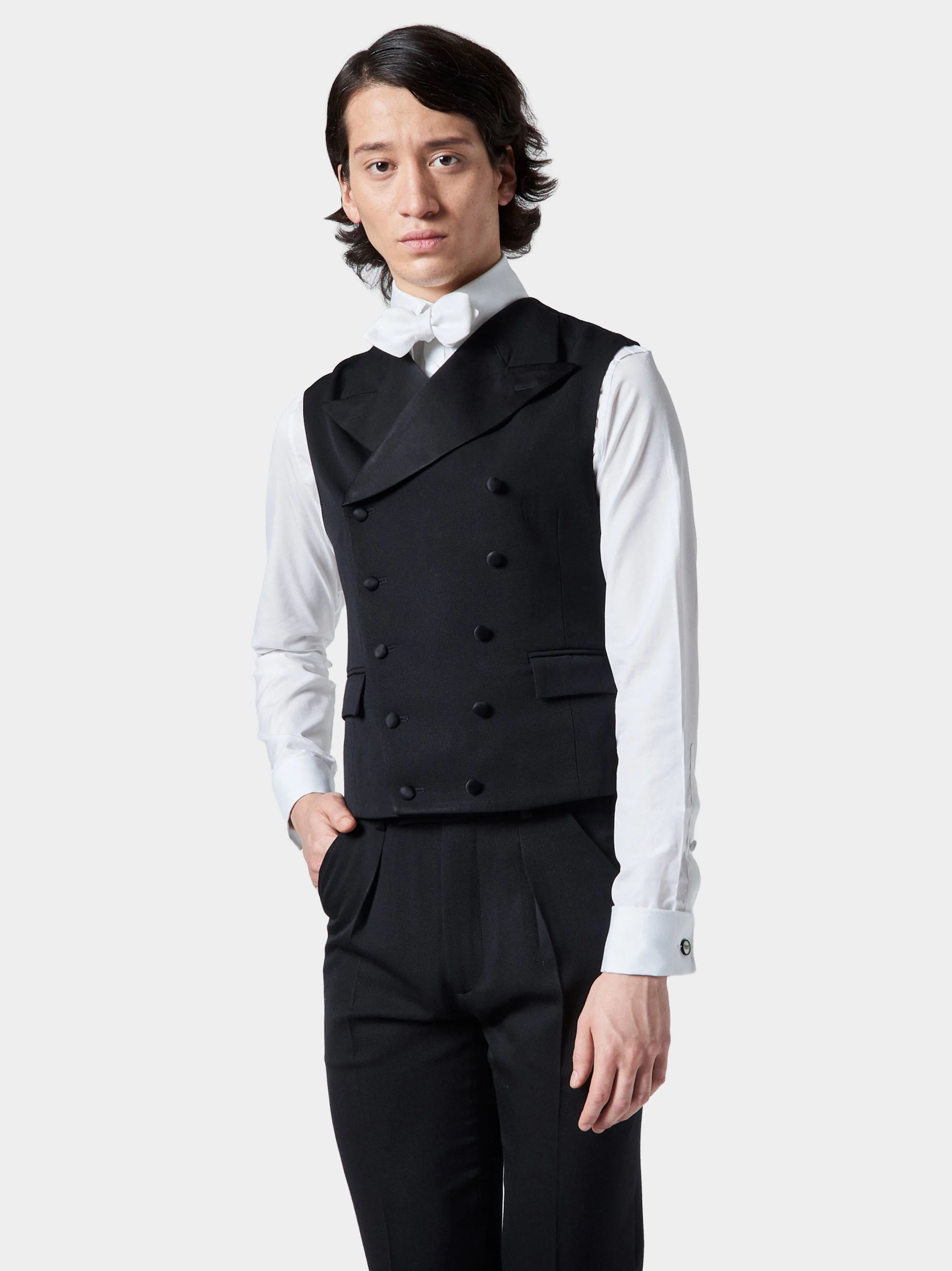 Black Wool Twill Dress Waistcoat 4.jpg