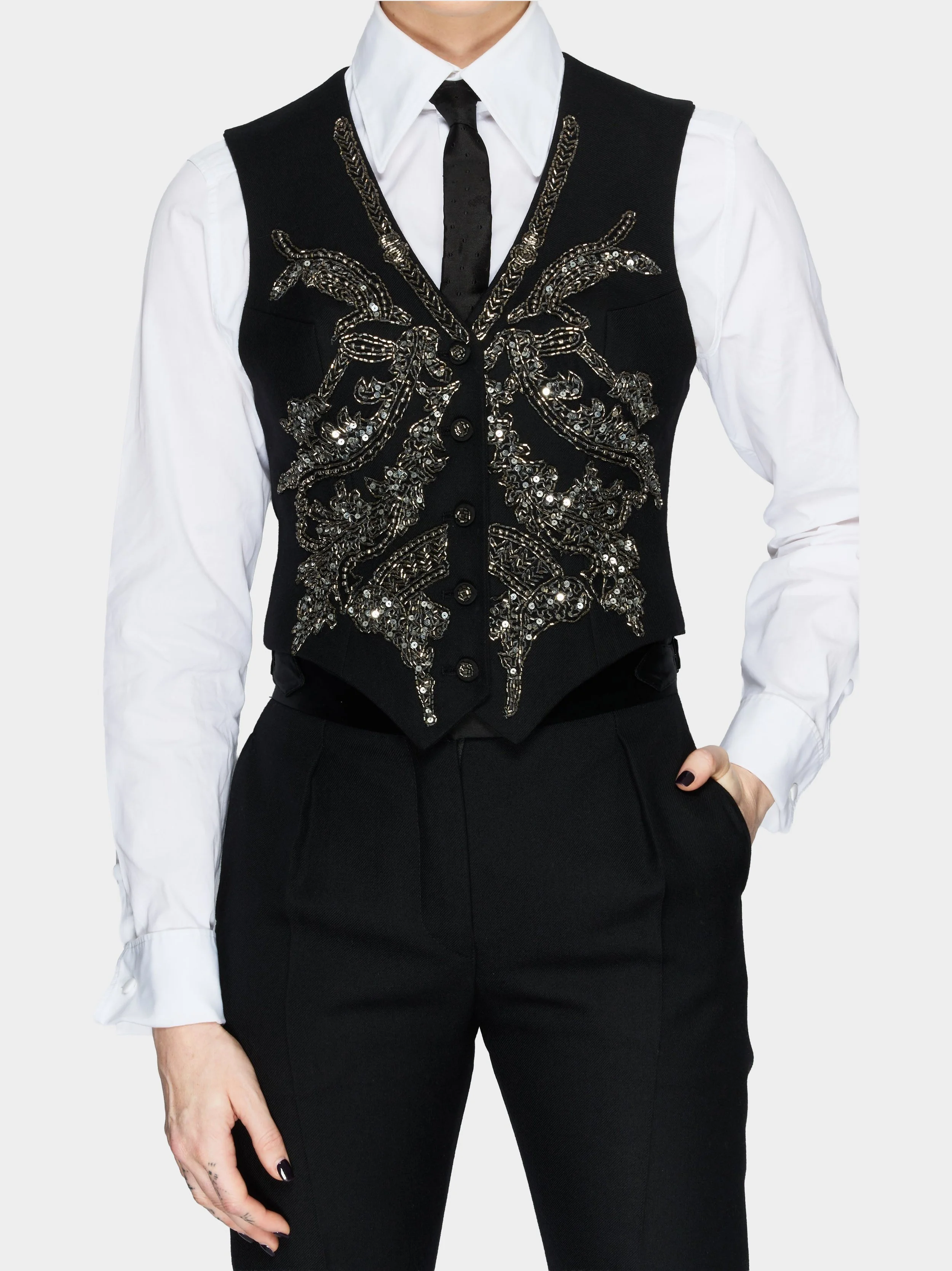 Metal Embroidered Waistcoatclose.jpg