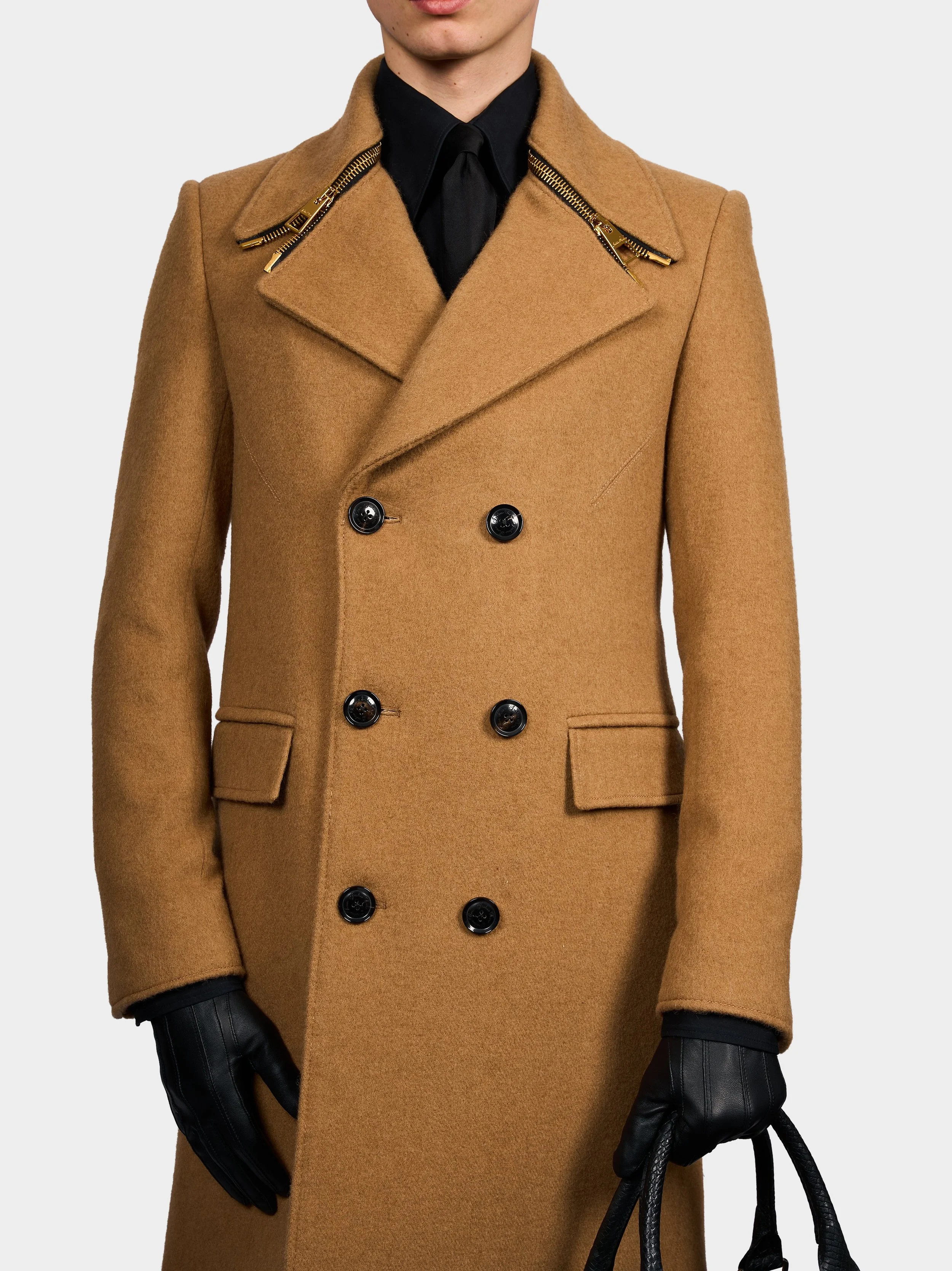 Camel Zip Collar Coat 6.jpg