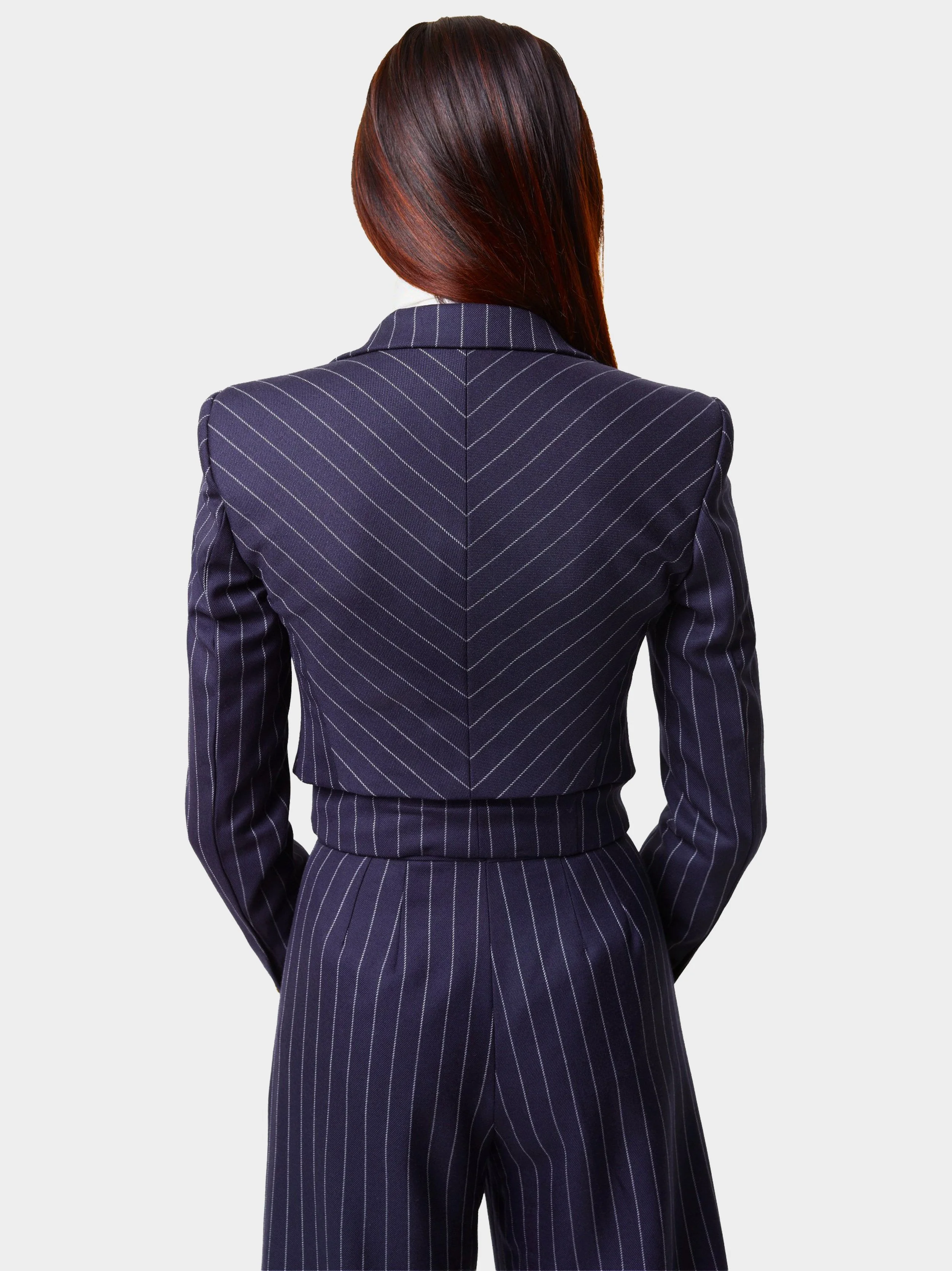 Navy Pinstripe Waist Jacket back.jpg