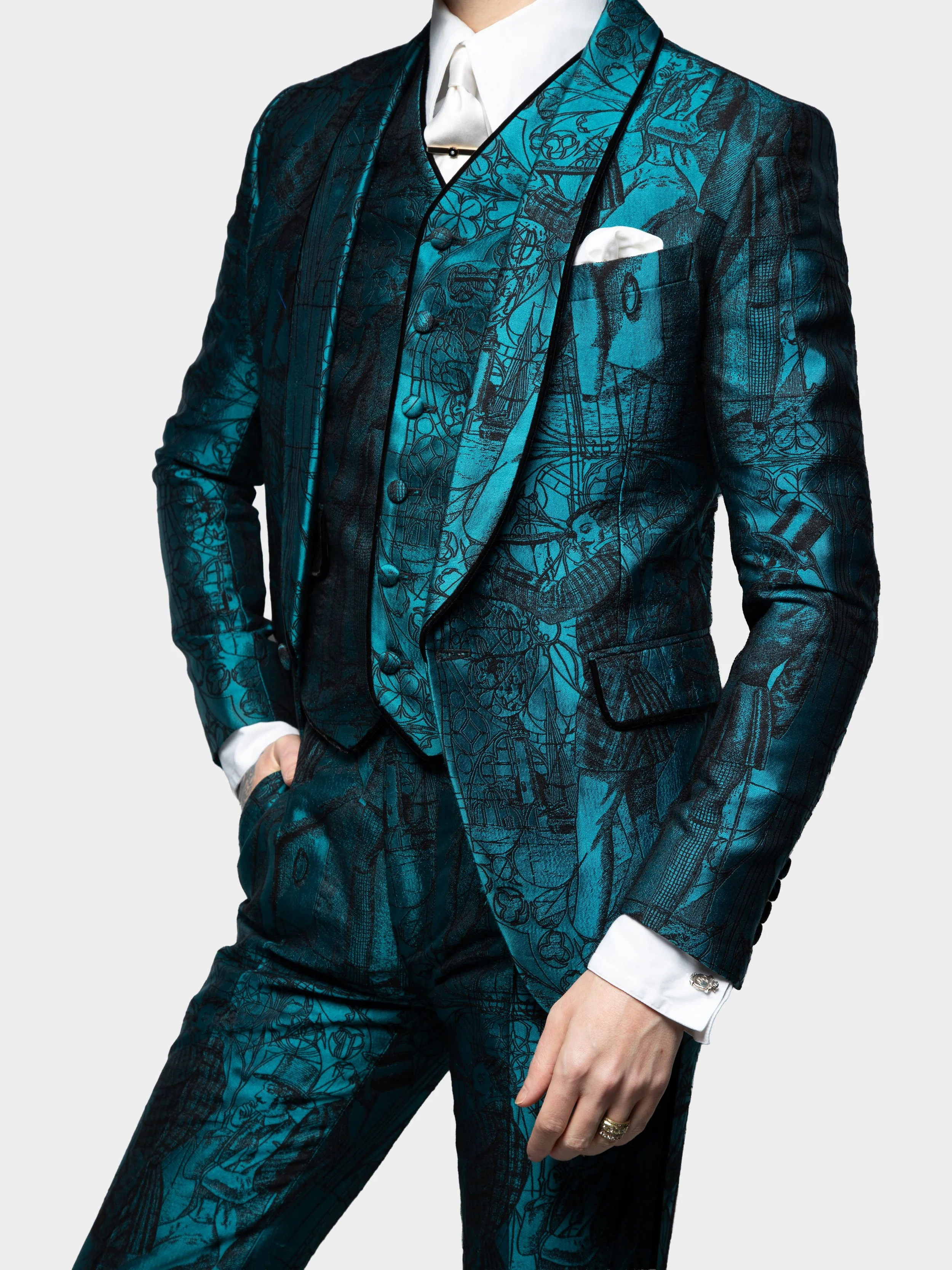 Emerald Green 3-Tailors Waistcoat 2.jpg
