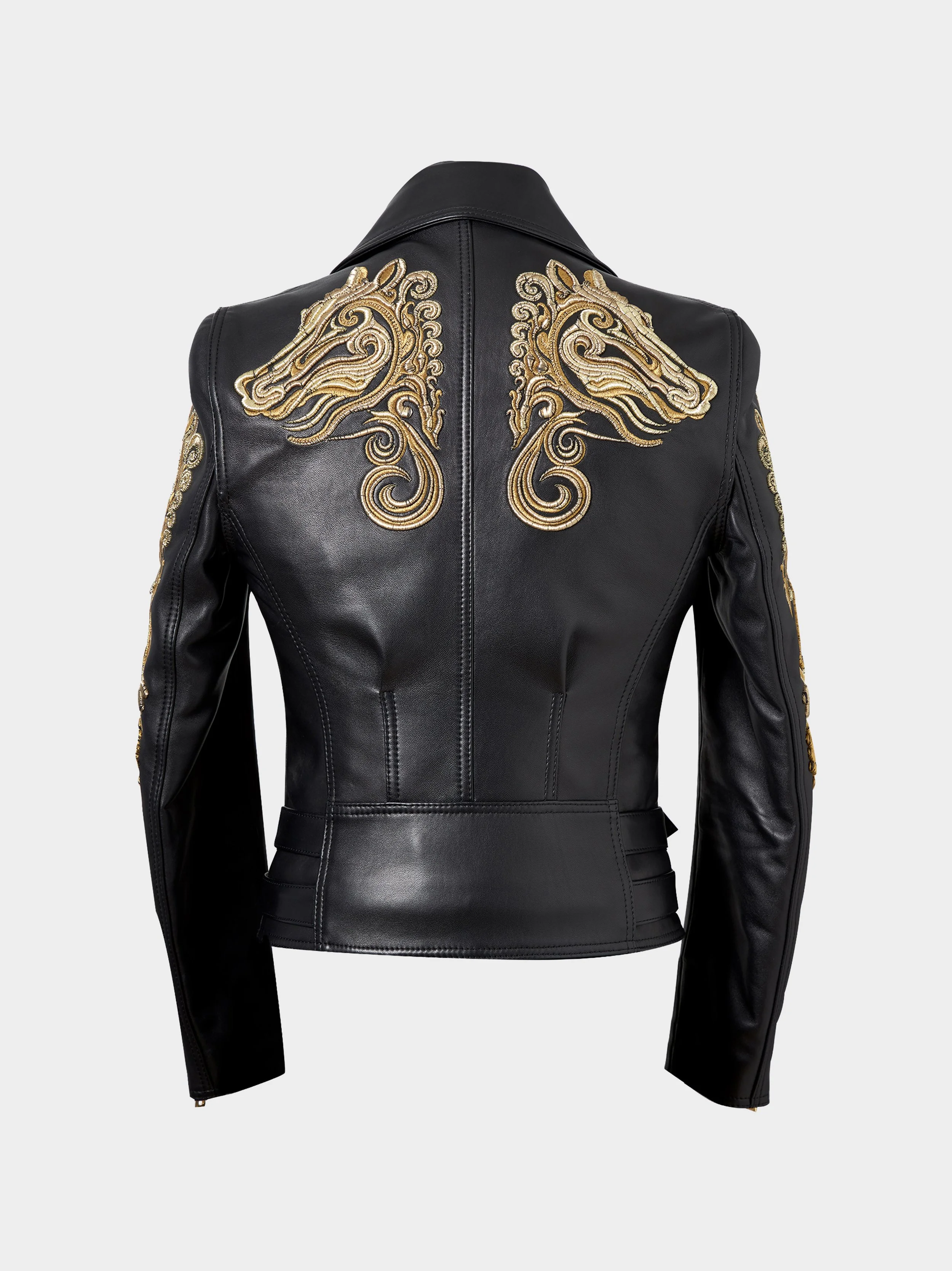 Gold Embroidered Biker Jacket back.jpg