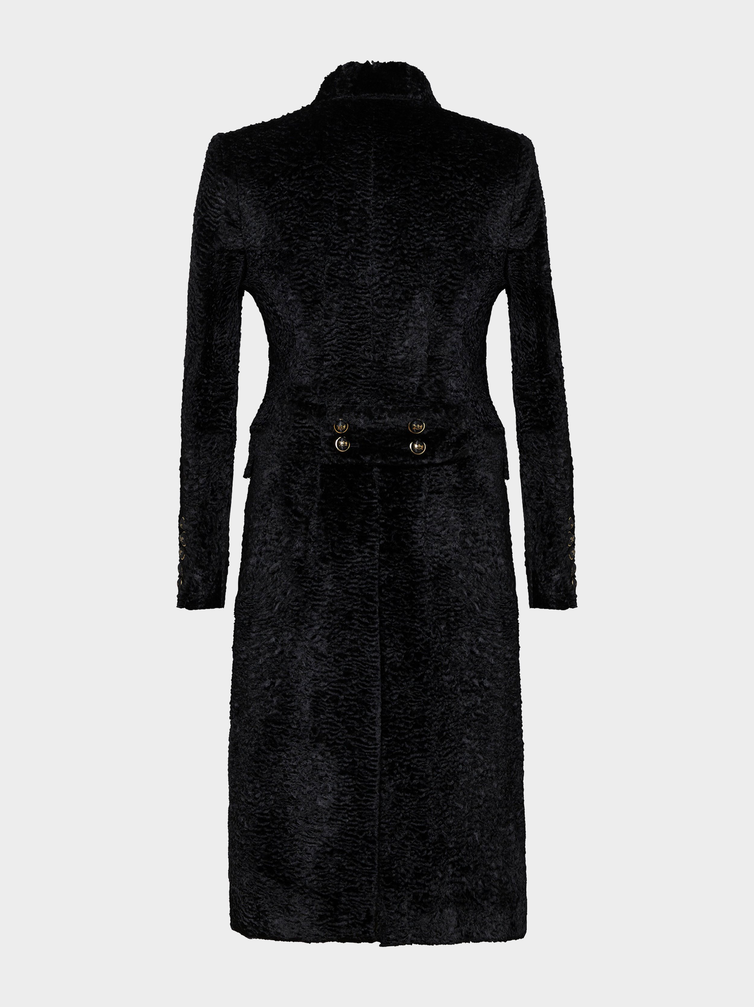 'The Fawcett' Faux Astrakhan Coat 2.jpg