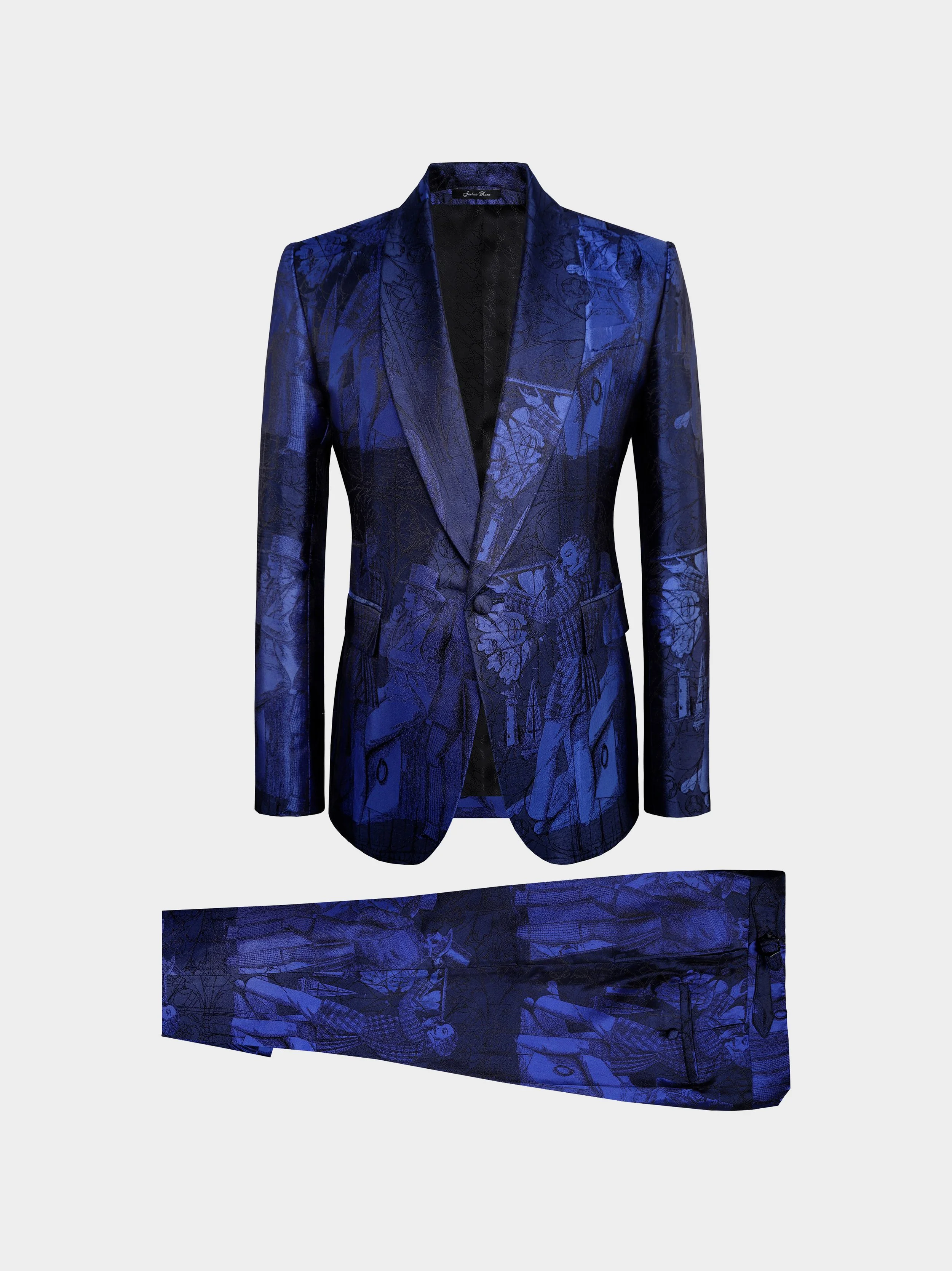 Sapphire 3 Tailors Jacquard Suit